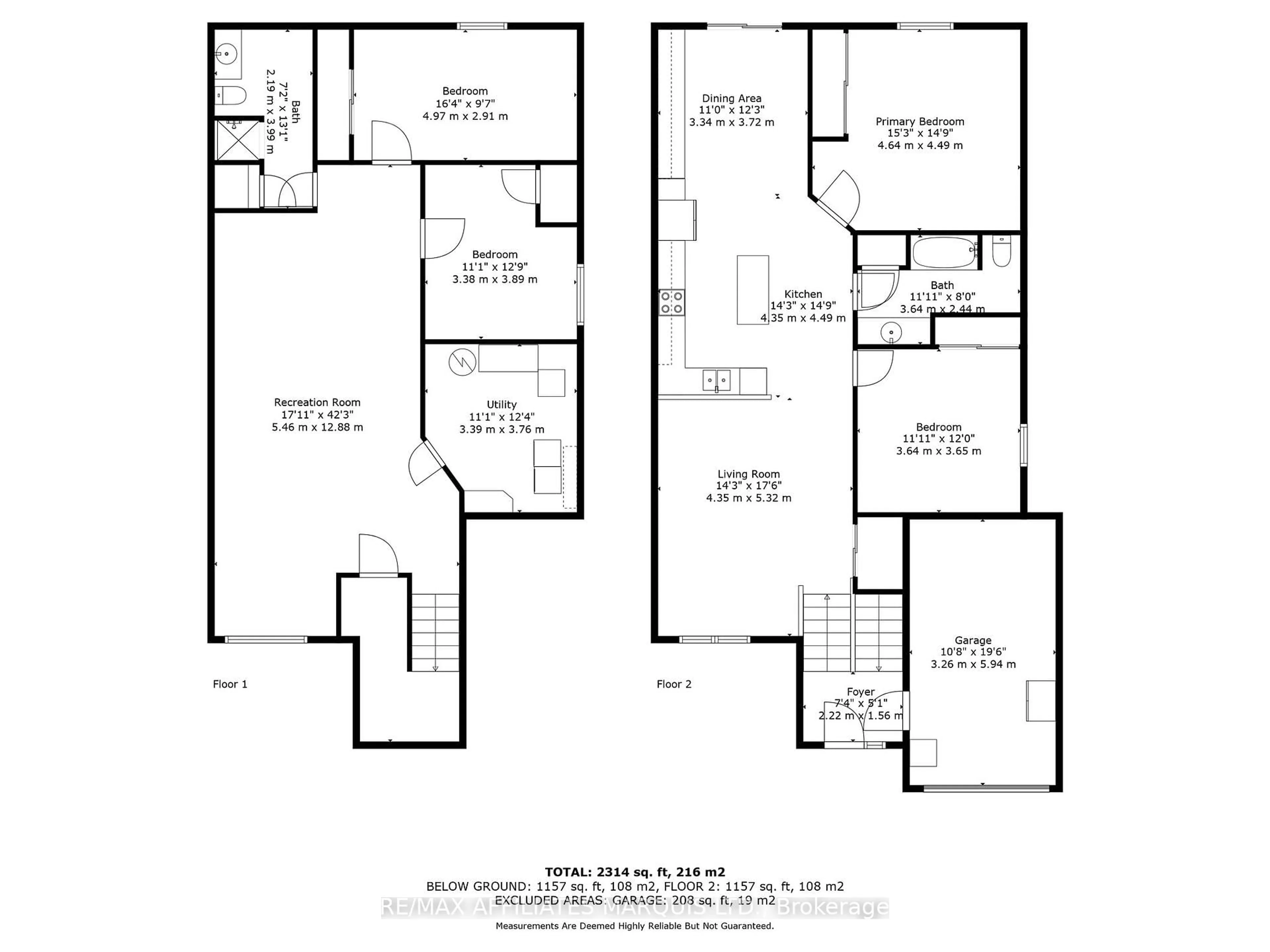Floor plan for 101 French Ave, South Stormont Ontario K0C 1P0