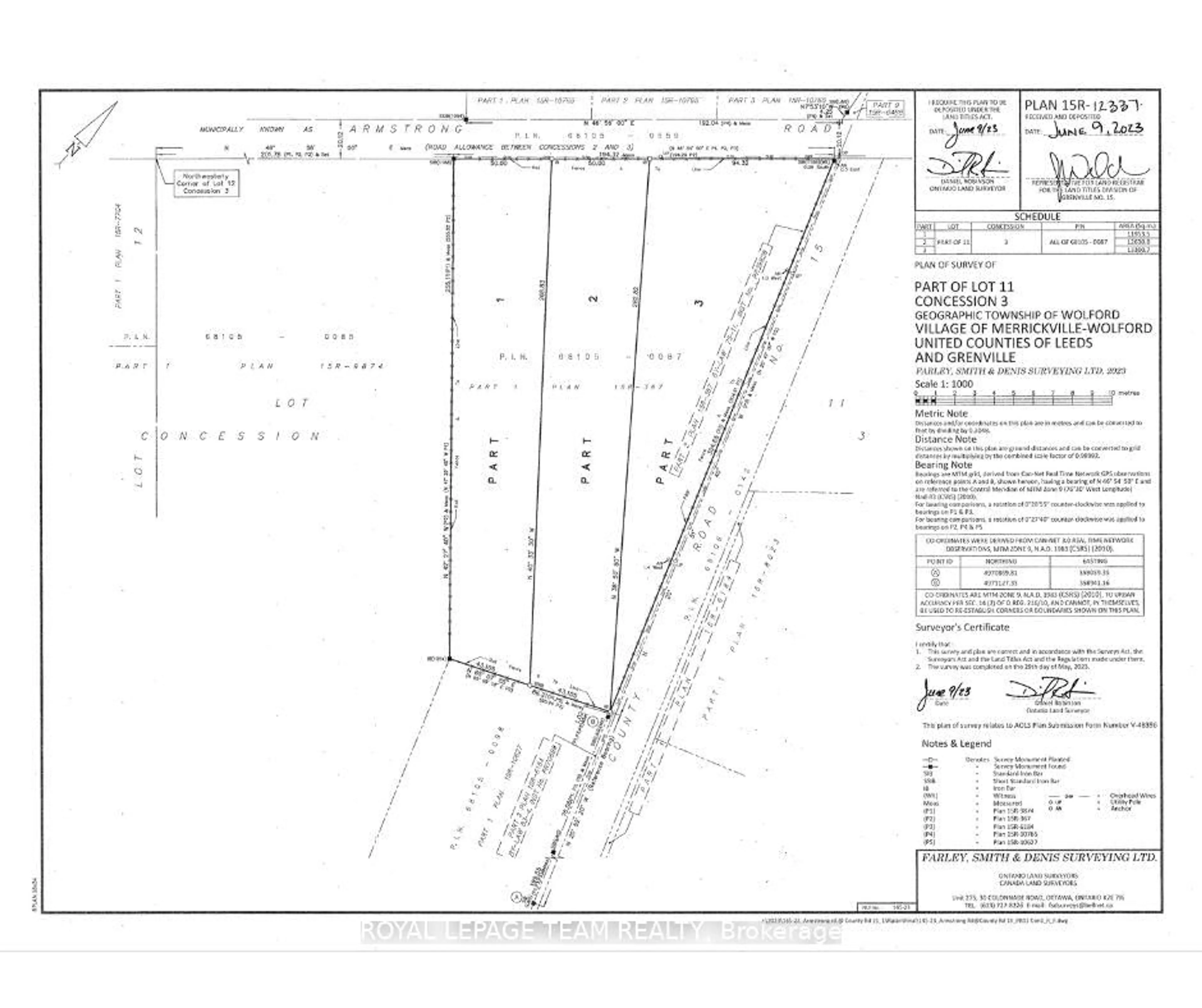 Floor plan for LT 2 ARMSTRONG Rd, Merrickville-Wolford Ontario K0G 1N0