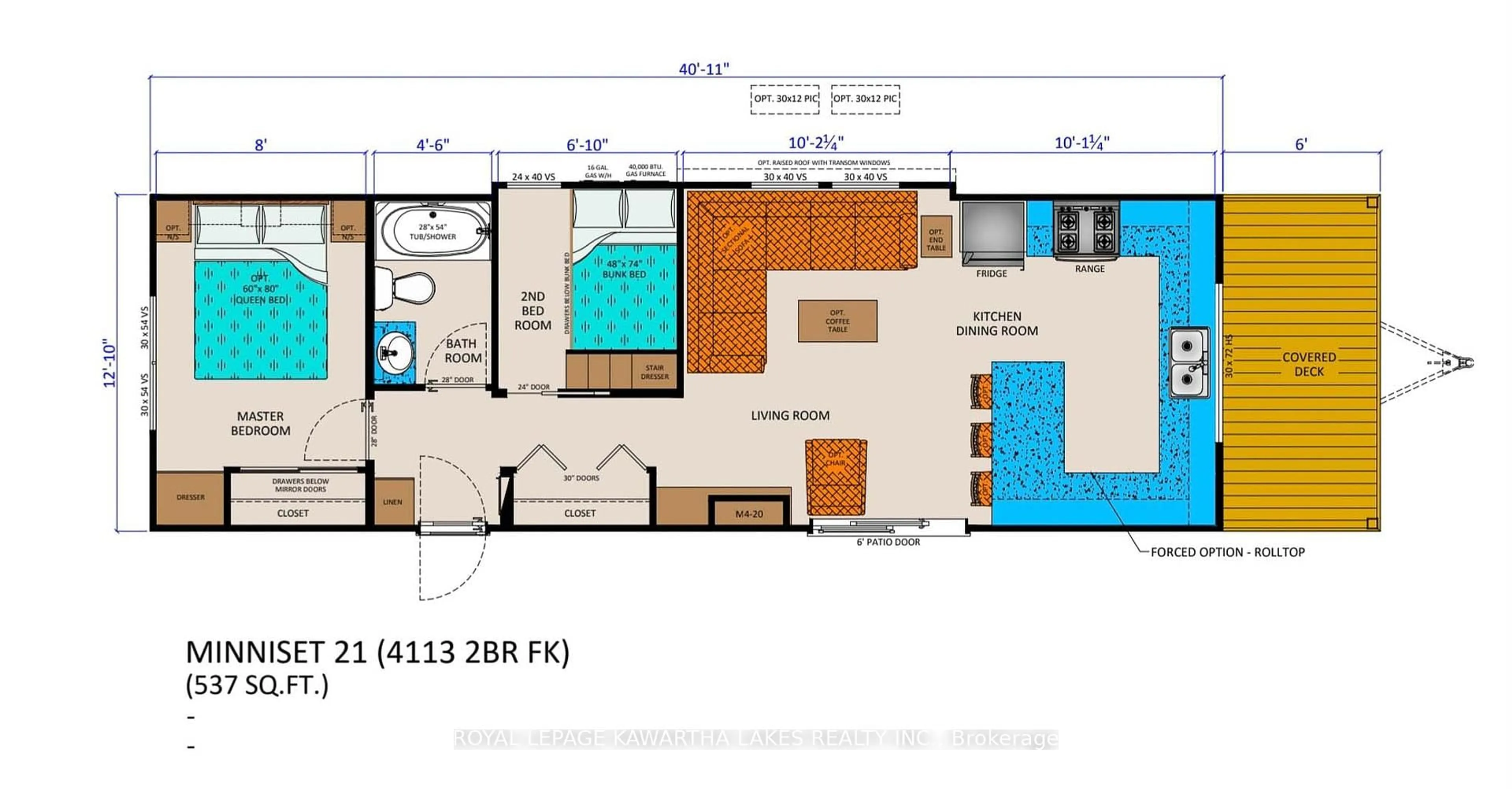 Floor plan for 657 Thunder Bridge Rd #WV19, Kawartha Lakes Ontario K9V 4R1