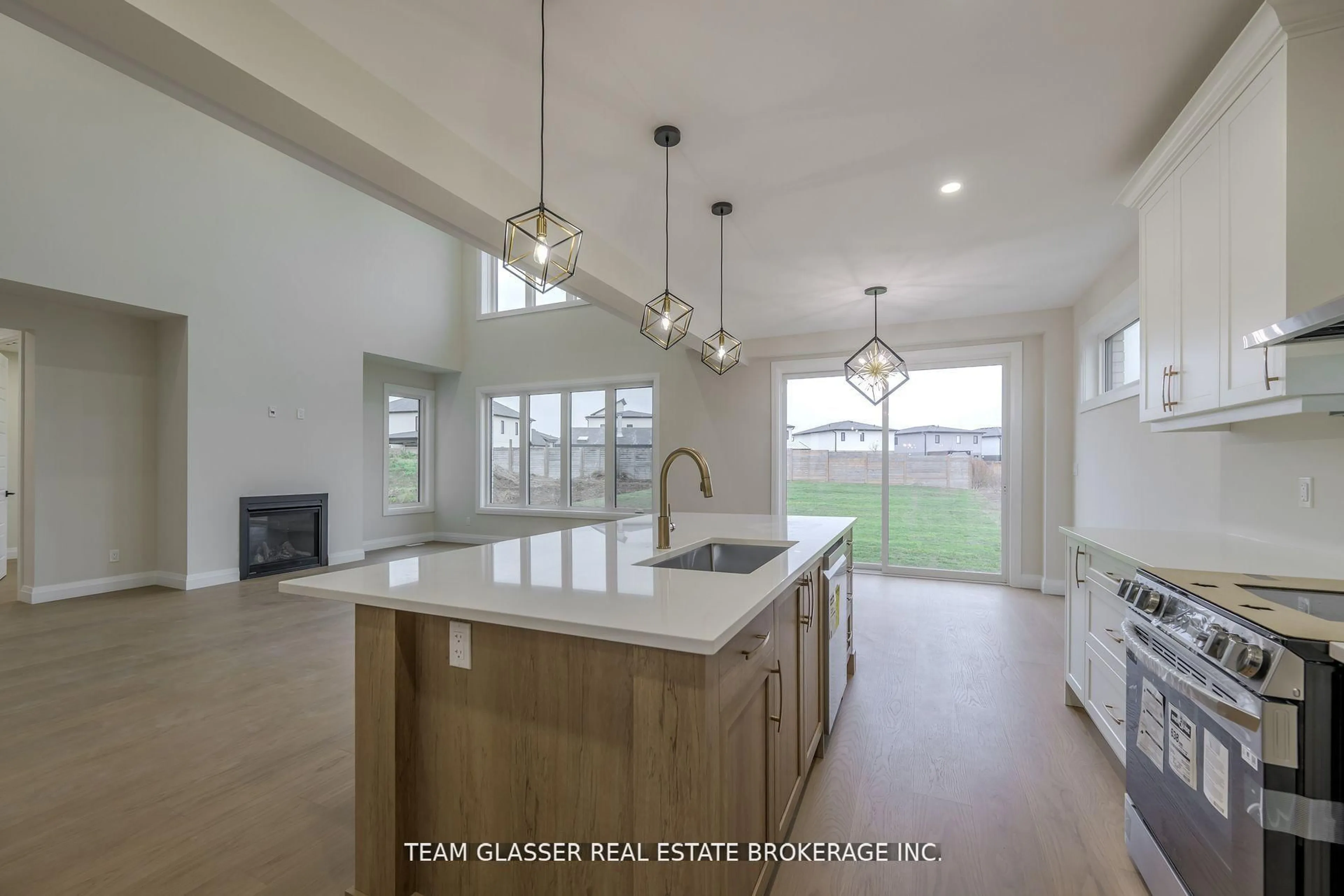 Open concept kitchen, ceramic/tile floor for 152 Locky Lane #Lot 91, Middlesex Centre Ontario N0L 1R0