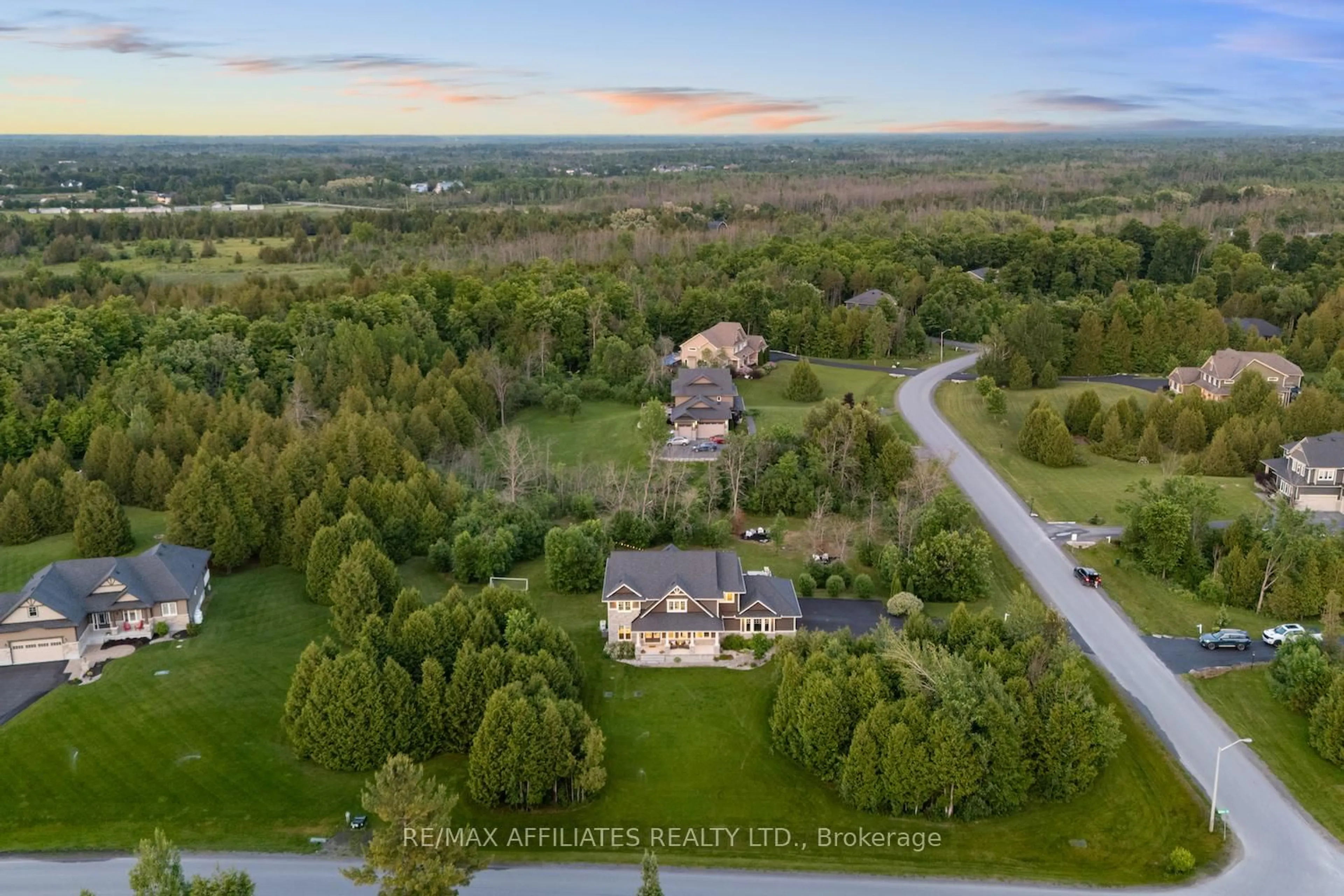 A pic from outside/outdoor area/front of a property/back of a property/a pic from drone, water/lake/river/ocean view for 108 Denise Cres, Carleton Place Ontario K7C 0C4