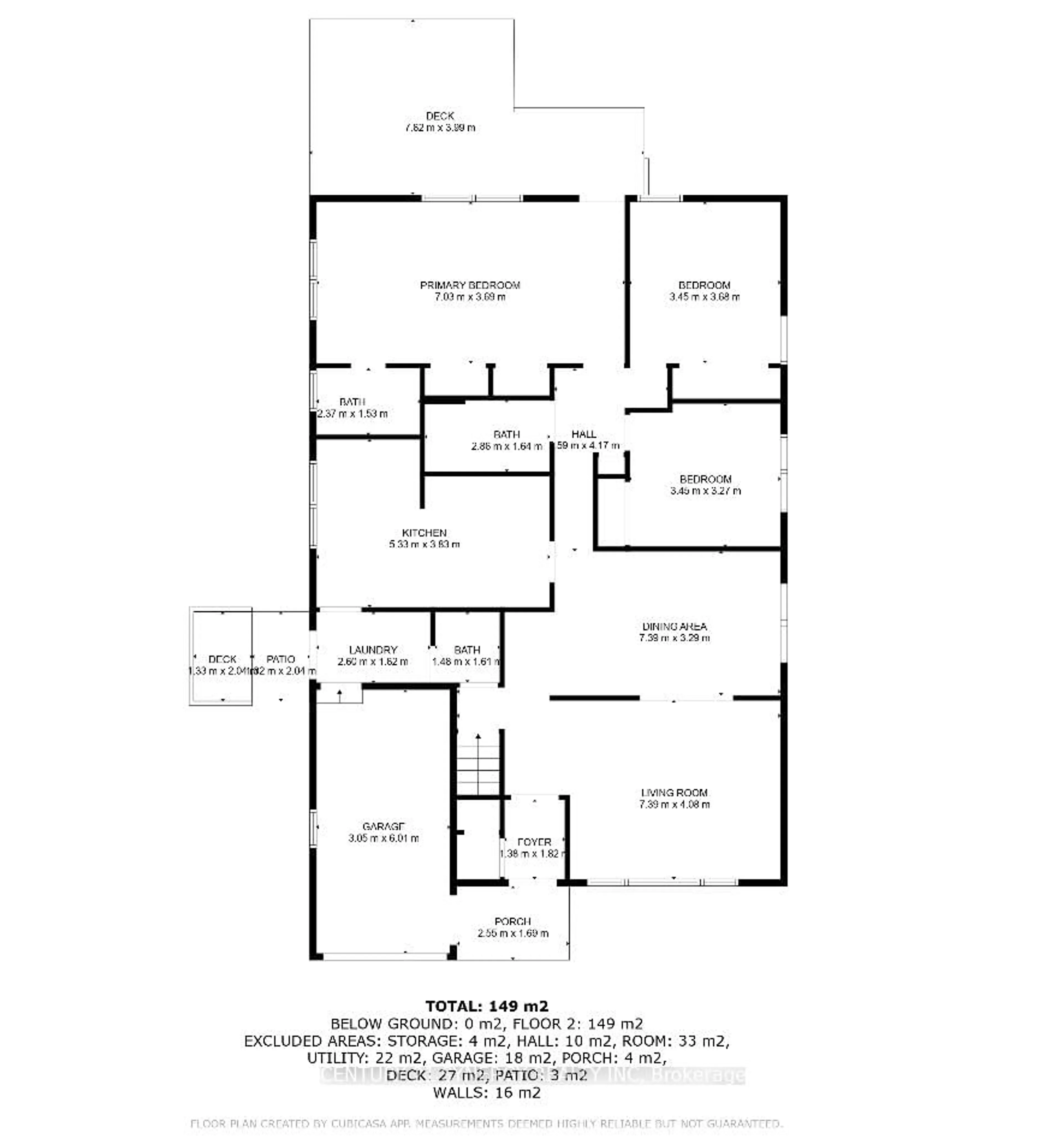 Floor plan for 6 Strathcona St, Smiths Falls Ontario K7A 1V5