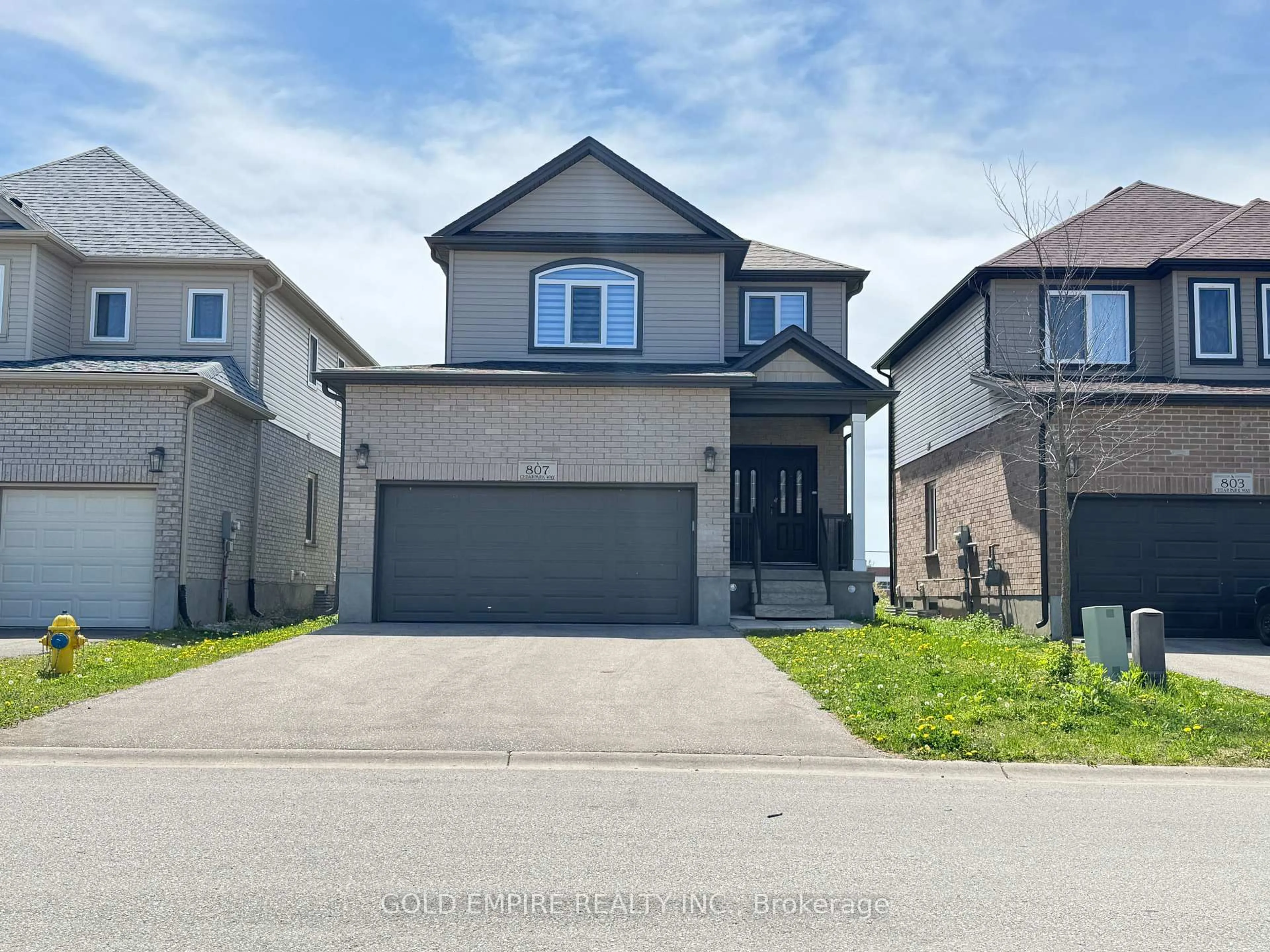 Home with brick exterior material, street for 807 Cedarpark Way, London North Ontario N5X 0C3