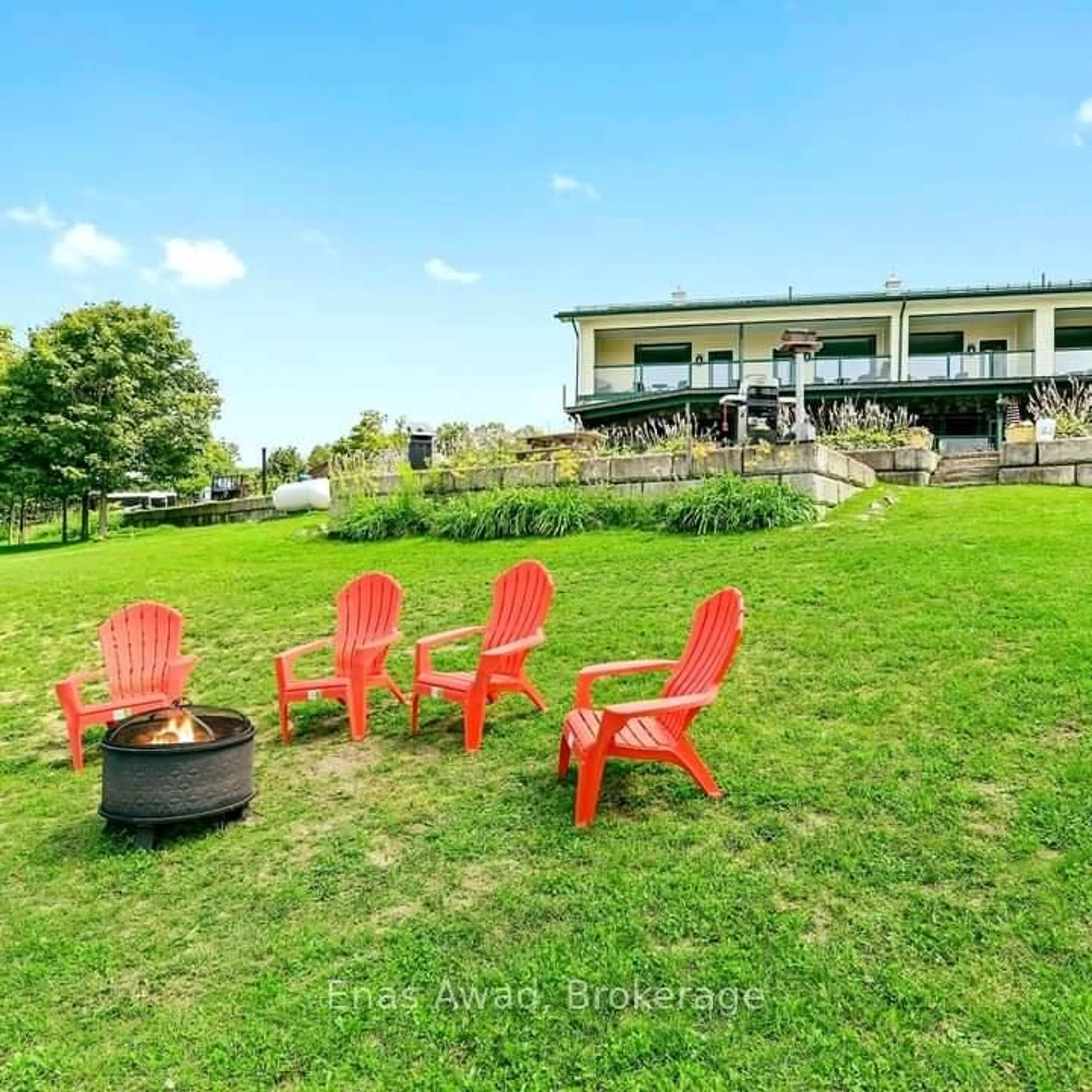 Patio, water/lake/river/ocean view for 188 Village St, Bancroft Ontario K0L 1C0