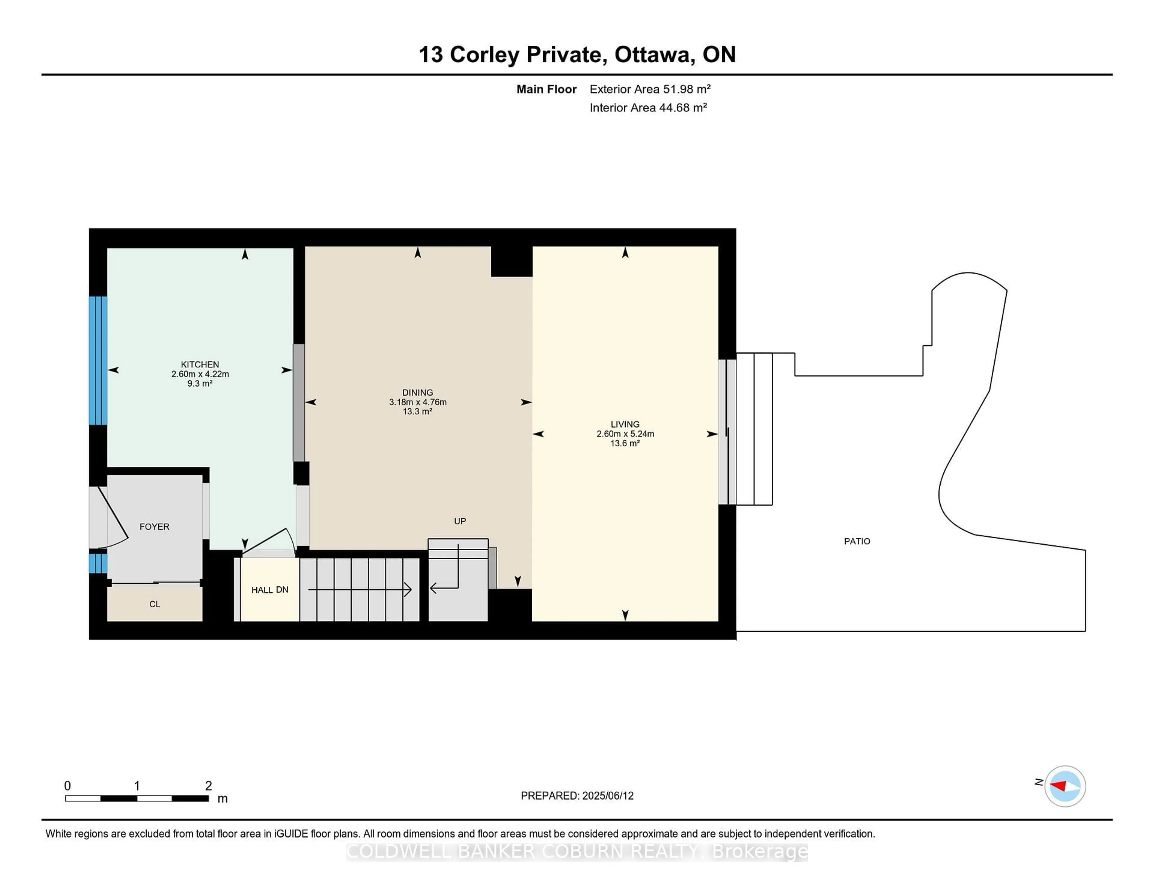 Floor plan for 13 Corley Private #-, Ottawa Ontario K1V 8T7