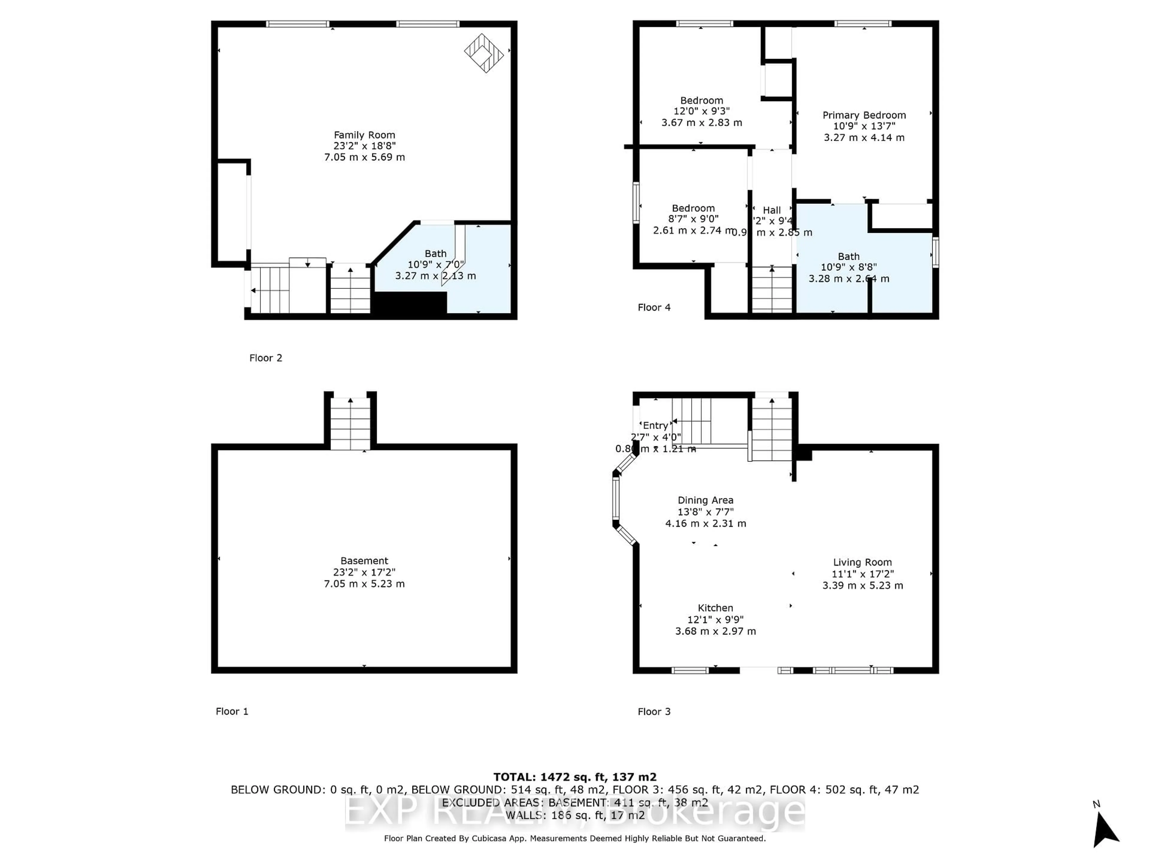 Floor plan for 250 William E St, North Middlesex Ontario N0M 2K0