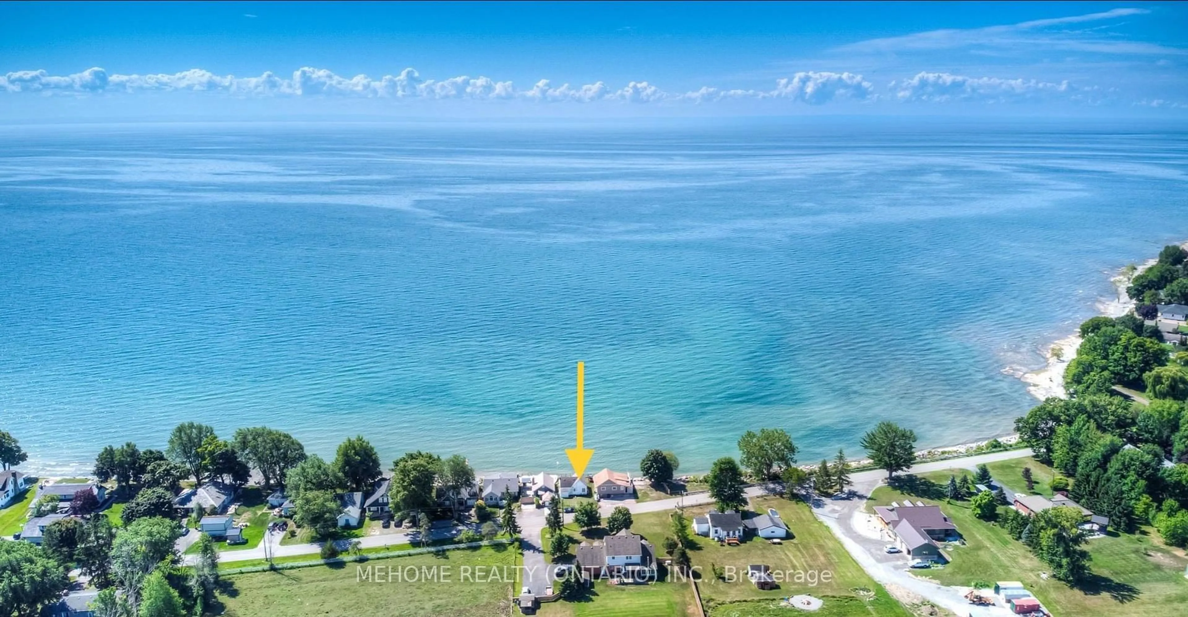 A pic from outside/outdoor area/front of a property/back of a property/a pic from drone, water/lake/river/ocean view for 11853 Lakeshore Rd, Wainfleet Ontario L0S 1V0