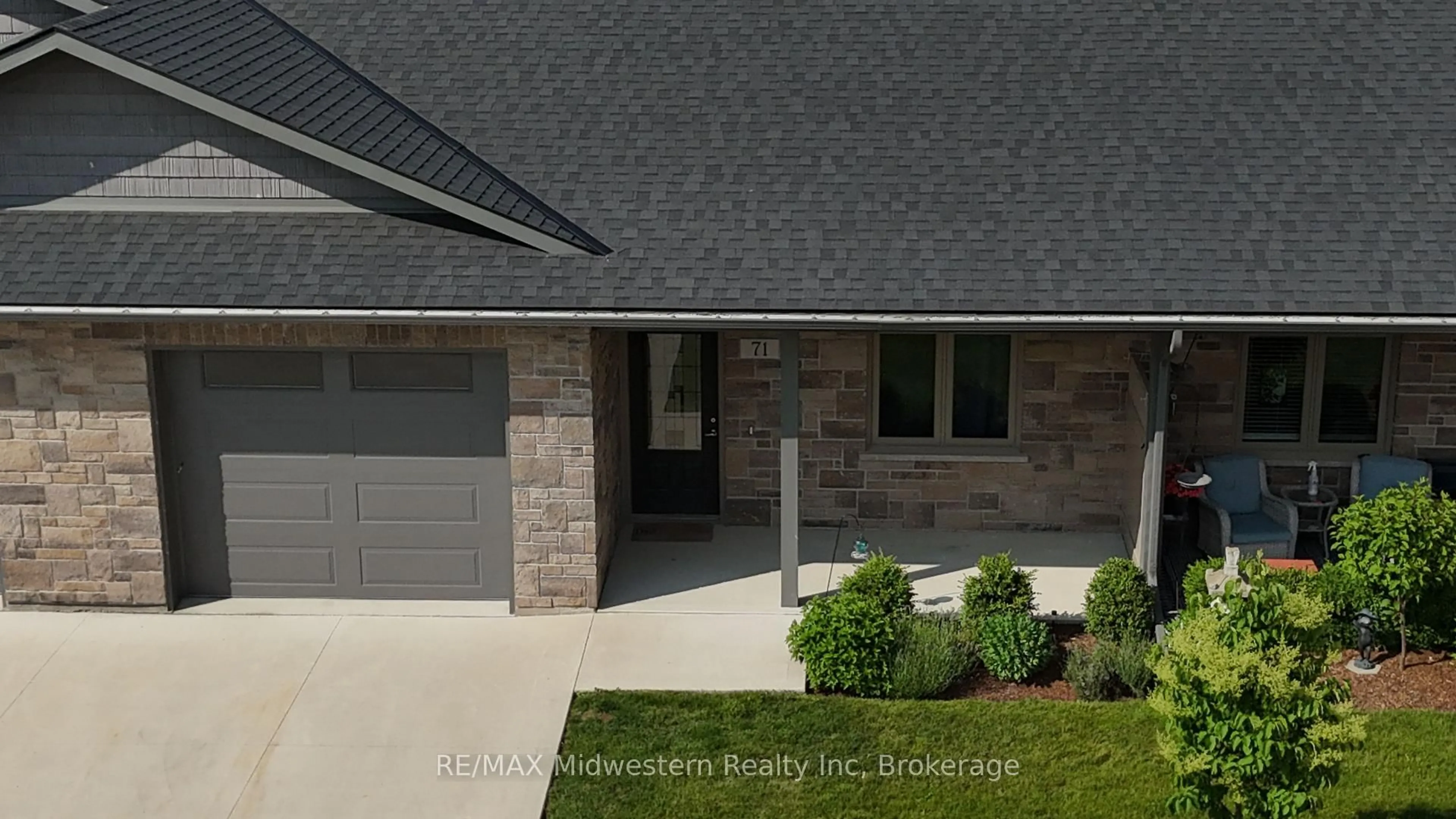 Home with brick exterior material, street for 375 Mitchell Rd ##71, North Perth Ontario N4W 0H4