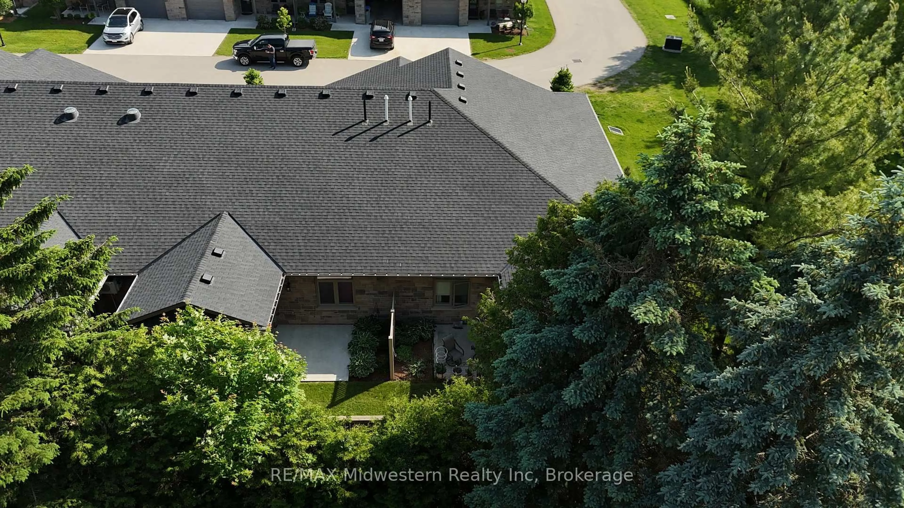 A pic from outside/outdoor area/front of a property/back of a property/a pic from drone, unknown for 375 Mitchell Rd ##71, North Perth Ontario N4W 0H4