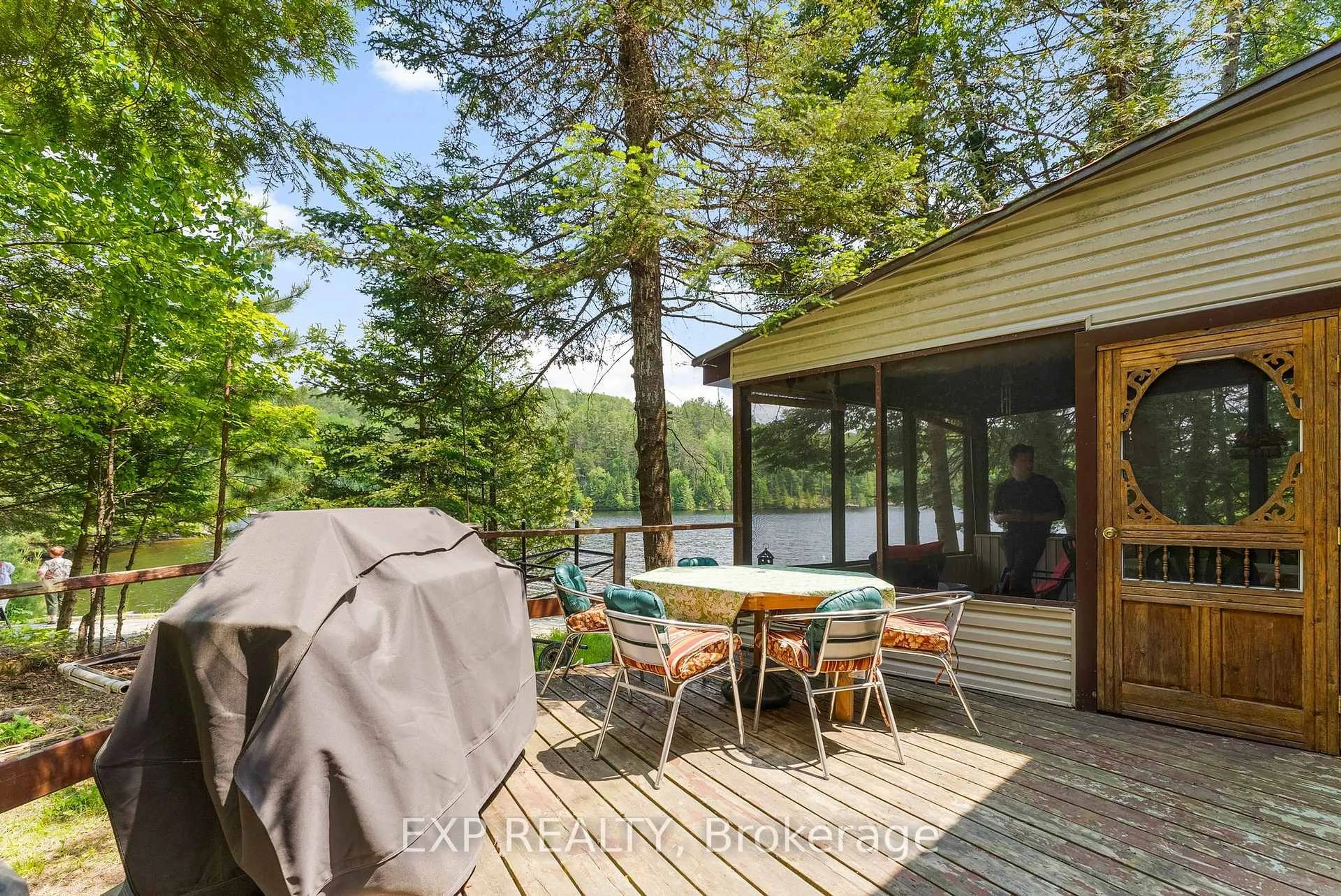 Patio, forest/trees view for 1061-A Centennial Lake Rd, Calabogie Ontario K0J 1H0
