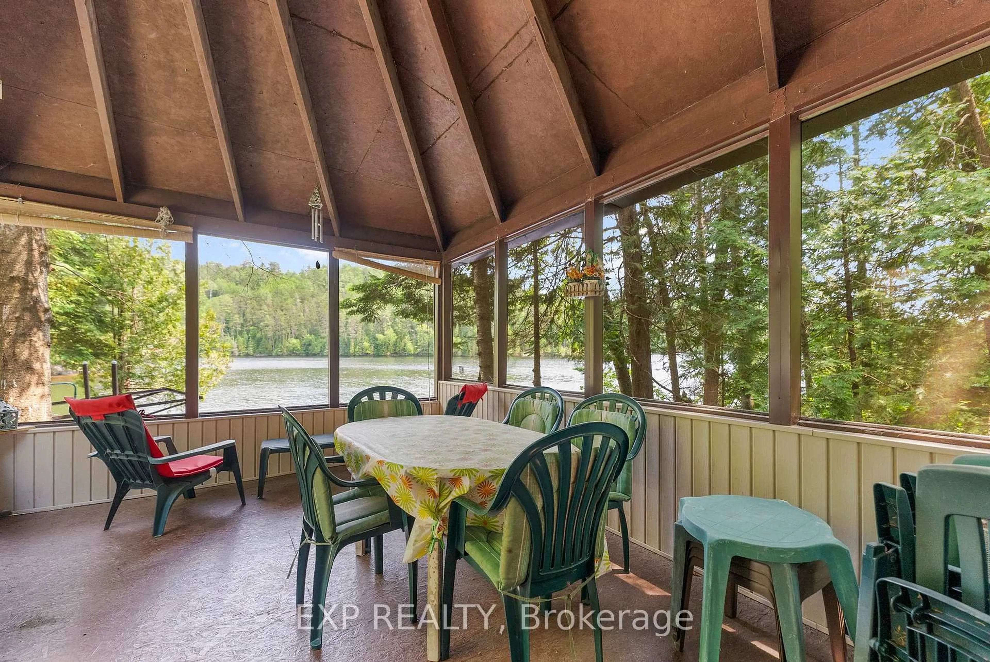 Patio, water/lake/river/ocean view for 1061-A Centennial Lake Rd, Calabogie Ontario K0J 1H0