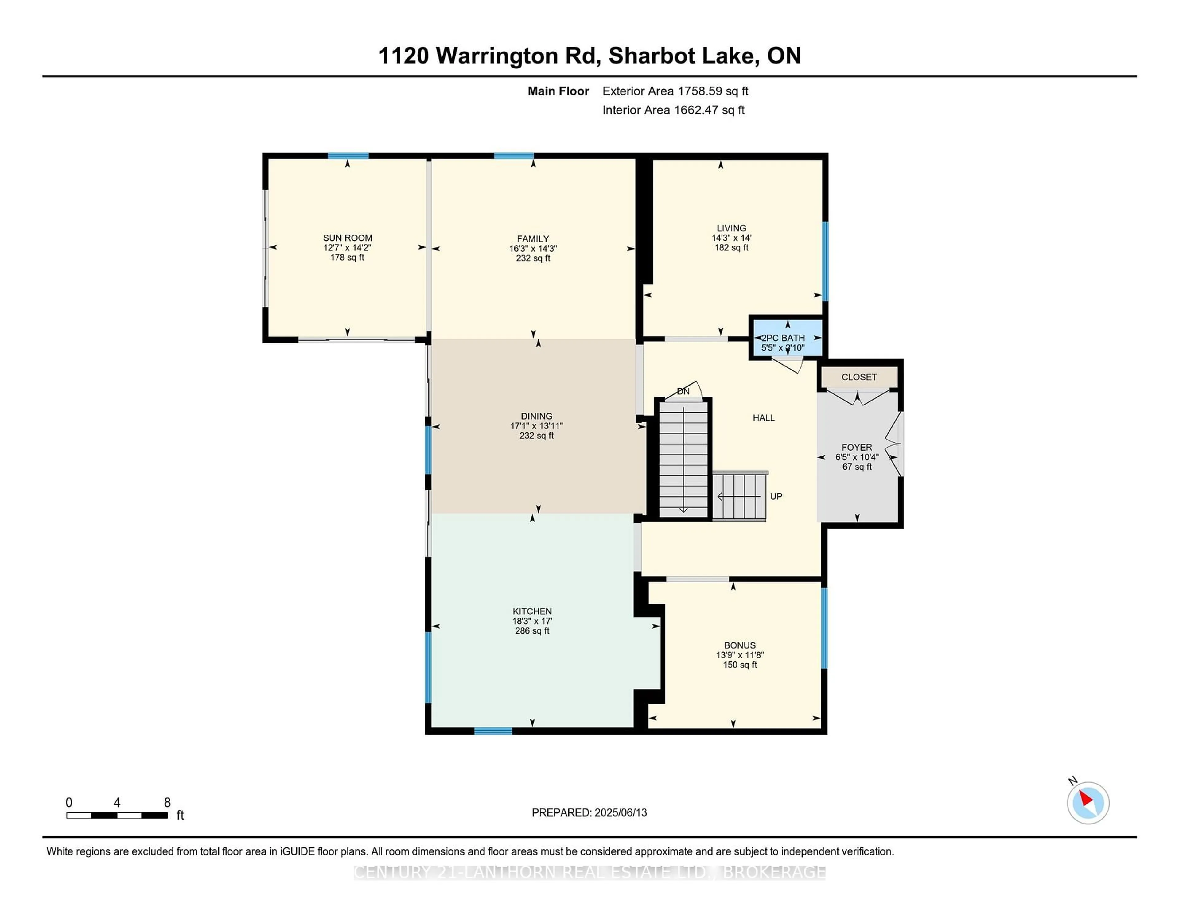 Floor plan for 1120B Warrington Rd, Sharbot Lake Ontario K0H 2P0