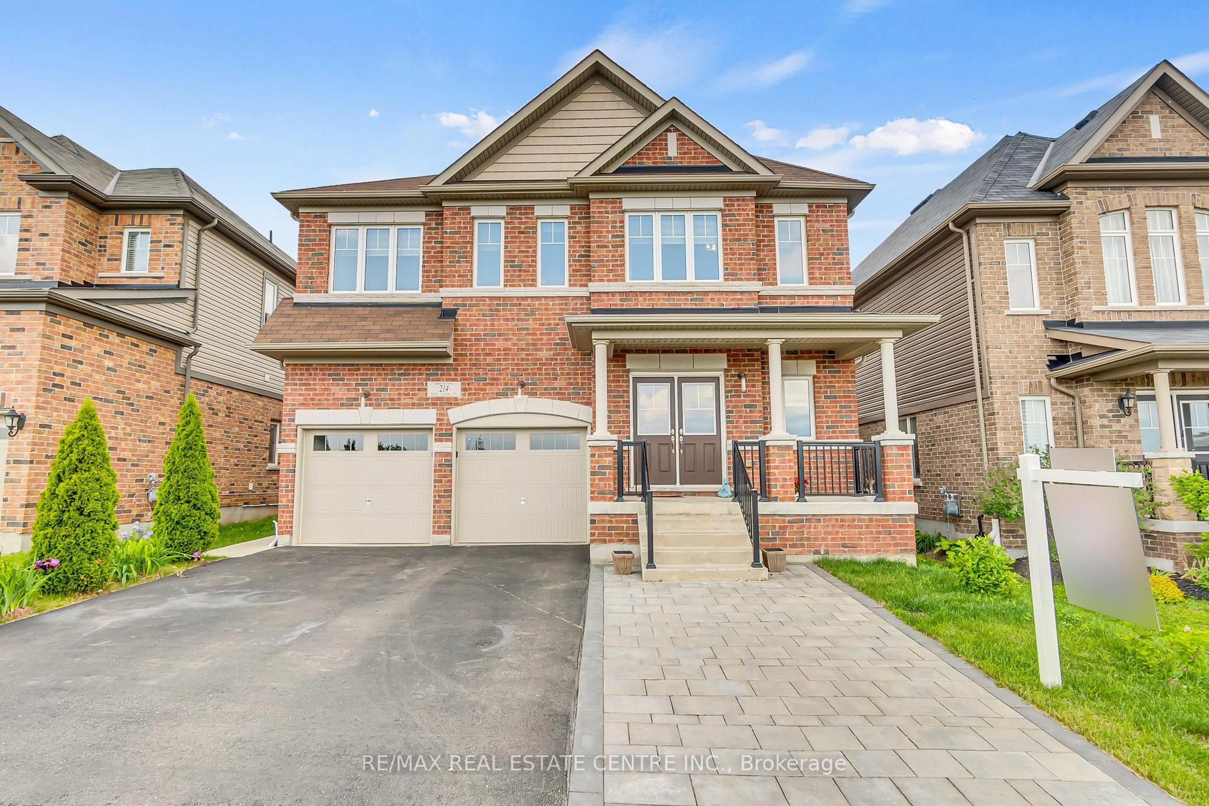 Home with brick exterior material, street for 214 Blair Creek Dr, Kitchener Ontario N2P 0G2