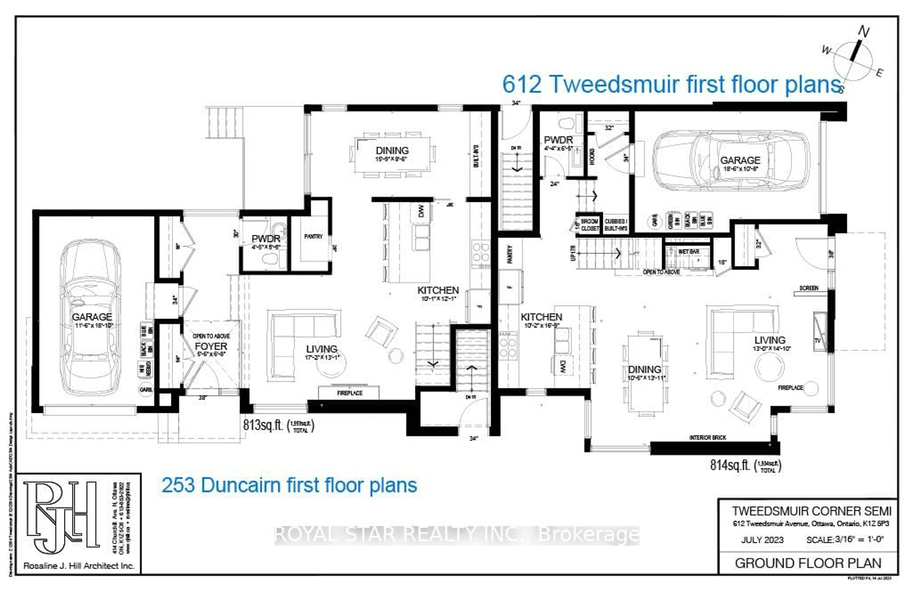 Floor plan for 253 Duncairn Ave, Ottawa Ontario K1Z 5P3