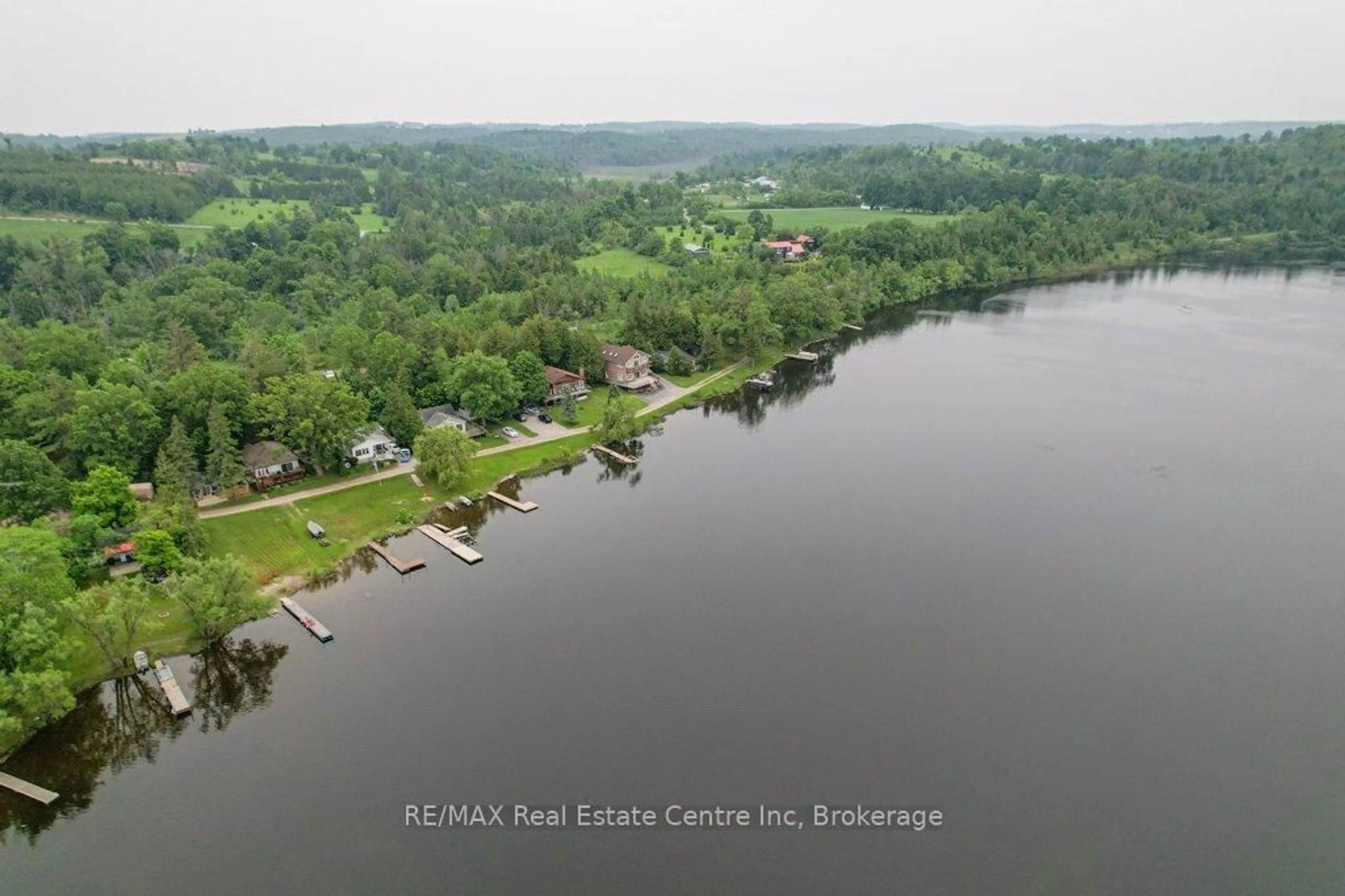 A pic from outside/outdoor area/front of a property/back of a property/a pic from drone, water/lake/river/ocean view for 19 Valley View Lane, Trent Hills Ontario K0L 1Y0
