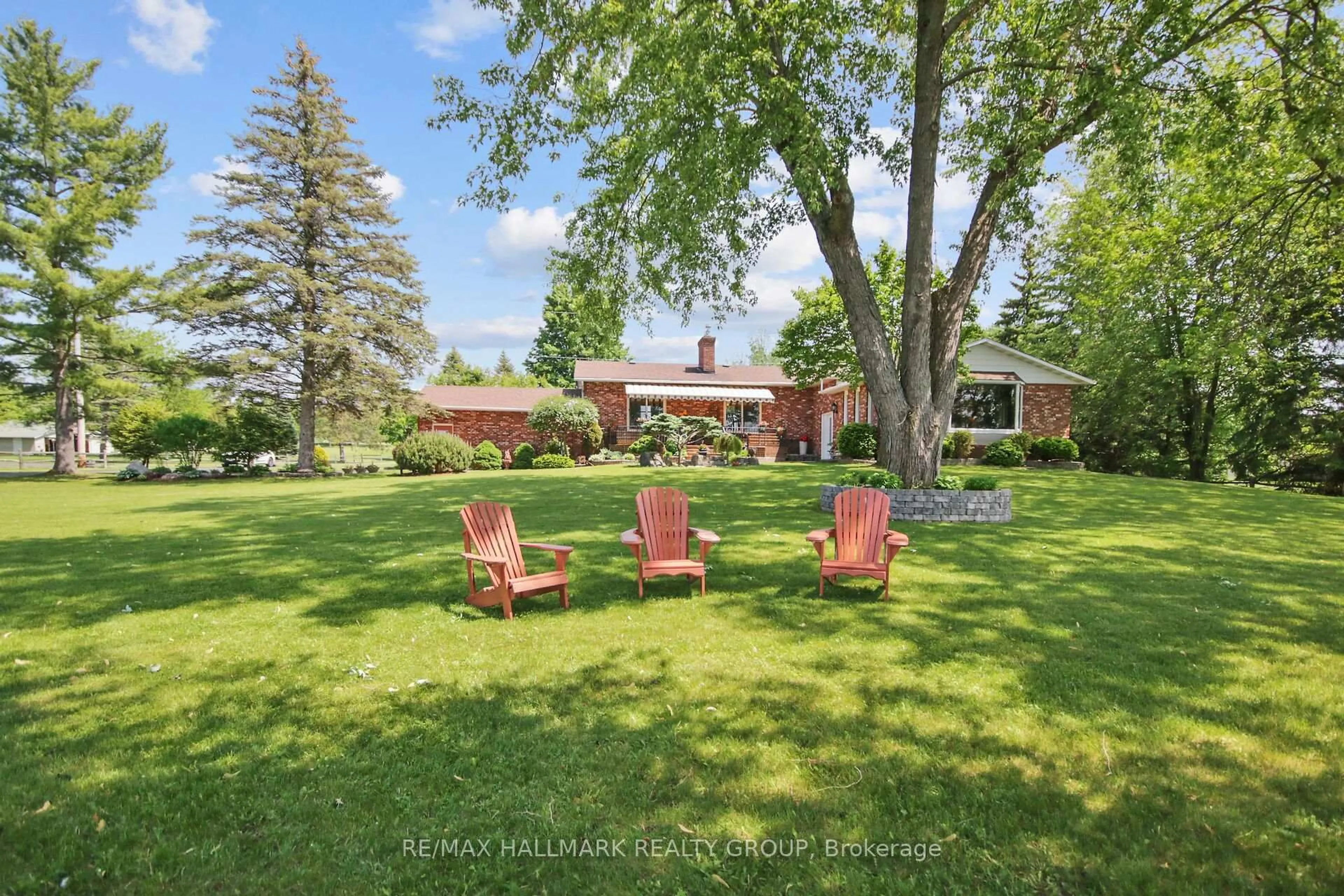A pic from outside/outdoor area/front of a property/back of a property/a pic from drone, street for 3120 9th Line, Carleton Place Ontario K7C 3P2