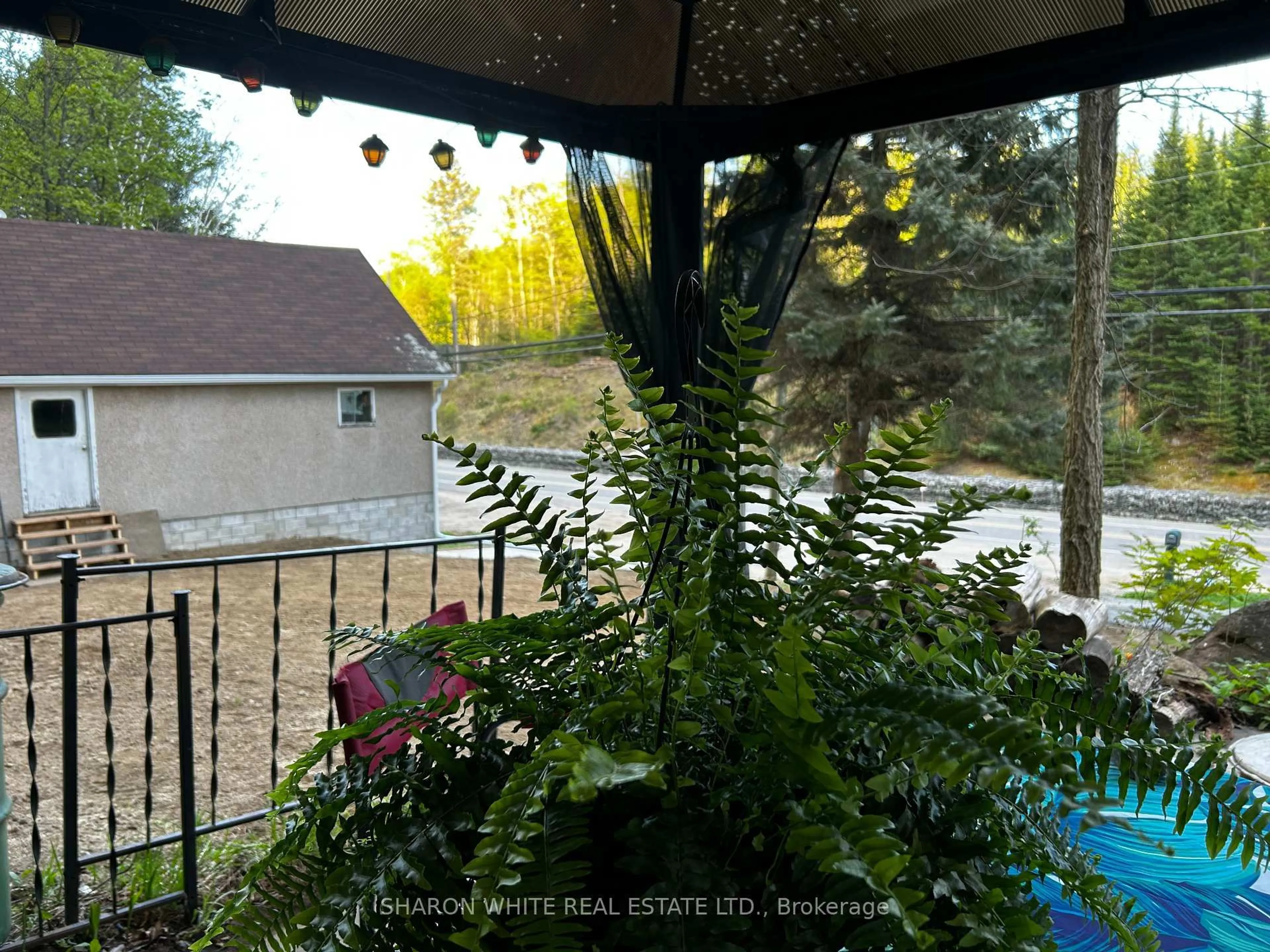 Patio, forest/trees view for 192 Monck St, Bancroft Ontario K0L 1C0