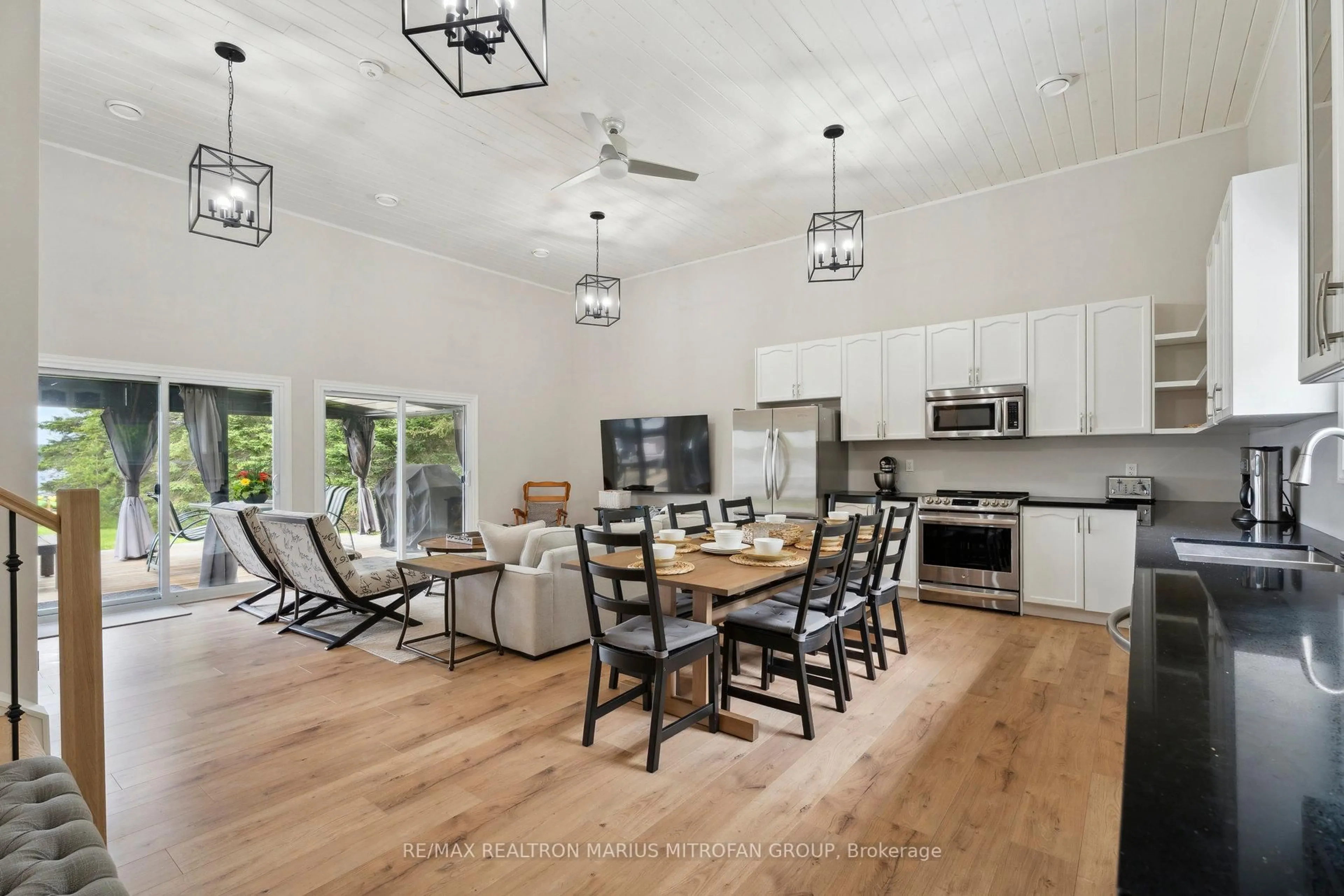 Open concept kitchen, unknown for 344 East Whalley Lake Rd, Magnetawan Ontario P0A 1P0
