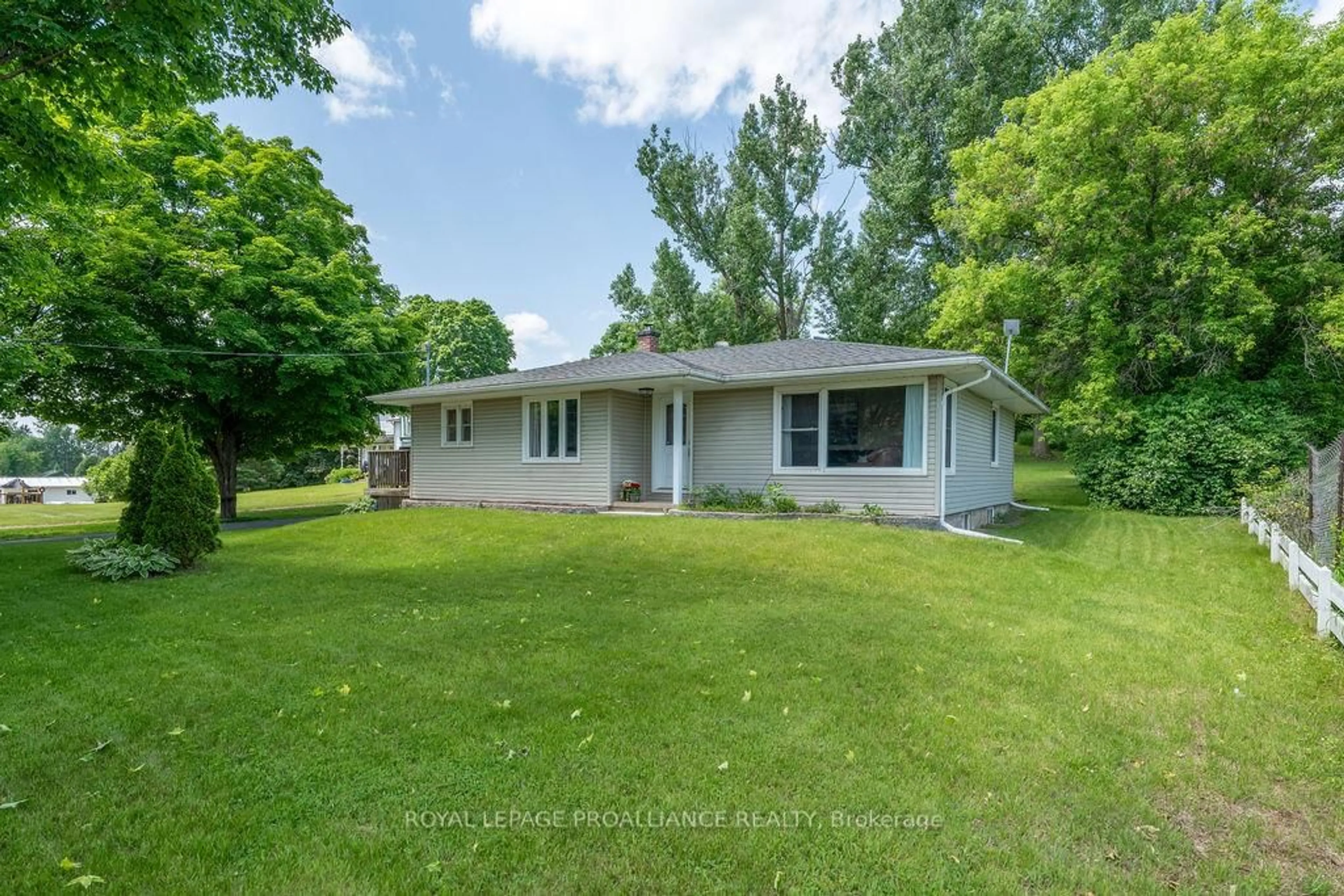 A pic from outside/outdoor area/front of a property/back of a property/a pic from drone, water/lake/river/ocean view for 1036 Wagarville Rd, Parham Ontario K0H 2K0
