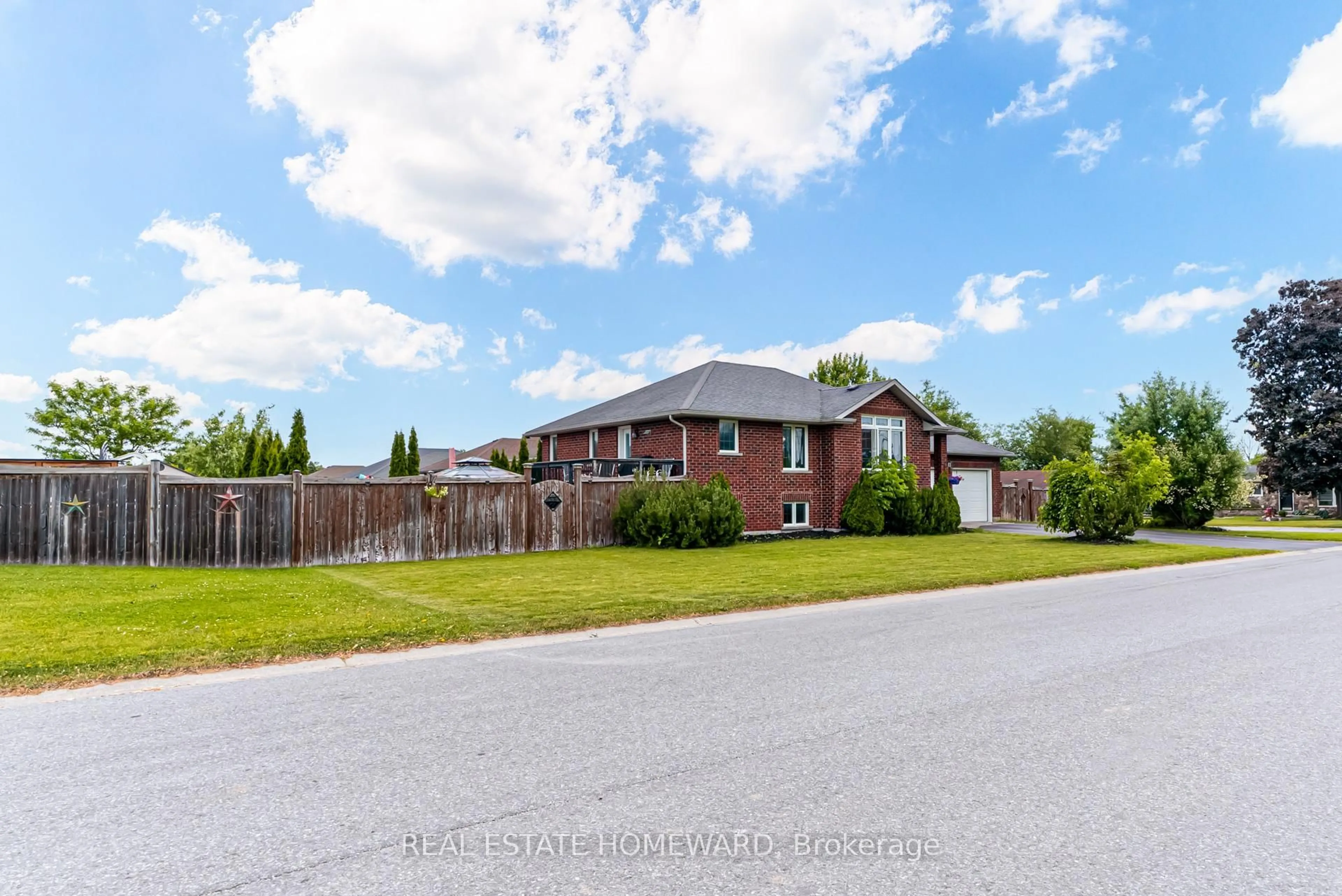 A pic from outside/outdoor area/front of a property/back of a property/a pic from drone, unknown for 2 Freedom Cres, Quinte West Ontario K8V 0C1