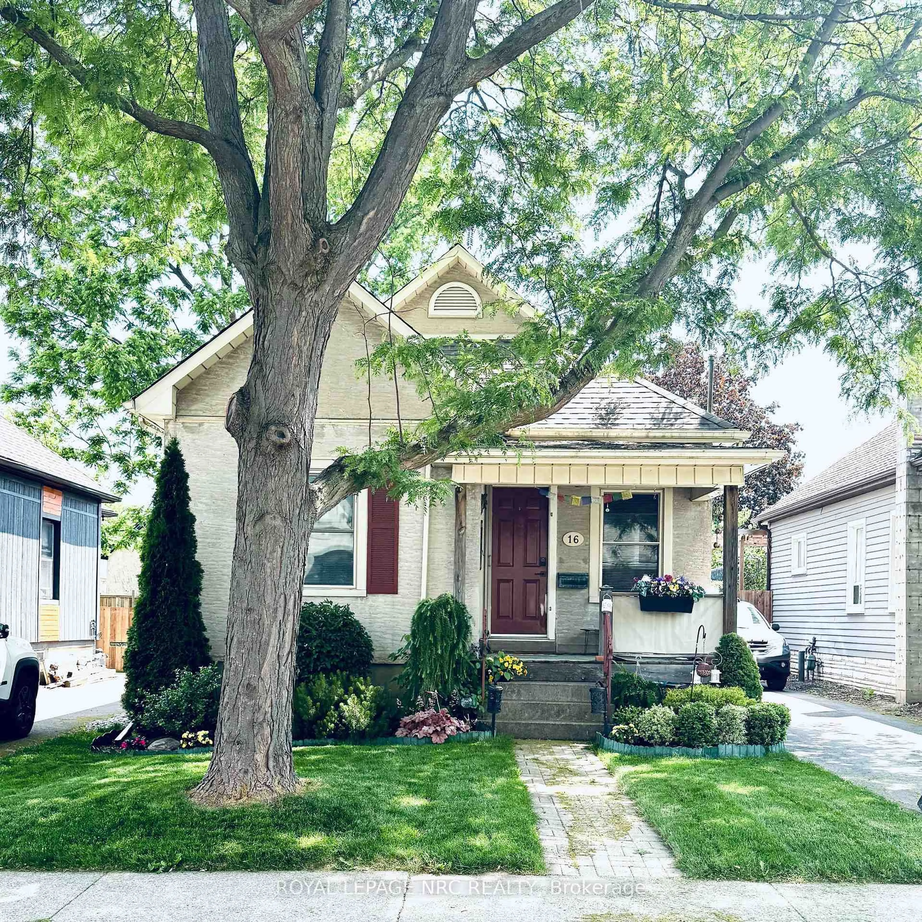 Home with brick exterior material, street for 16 Mcghie St, St. Catharines Ontario L2R 5H6