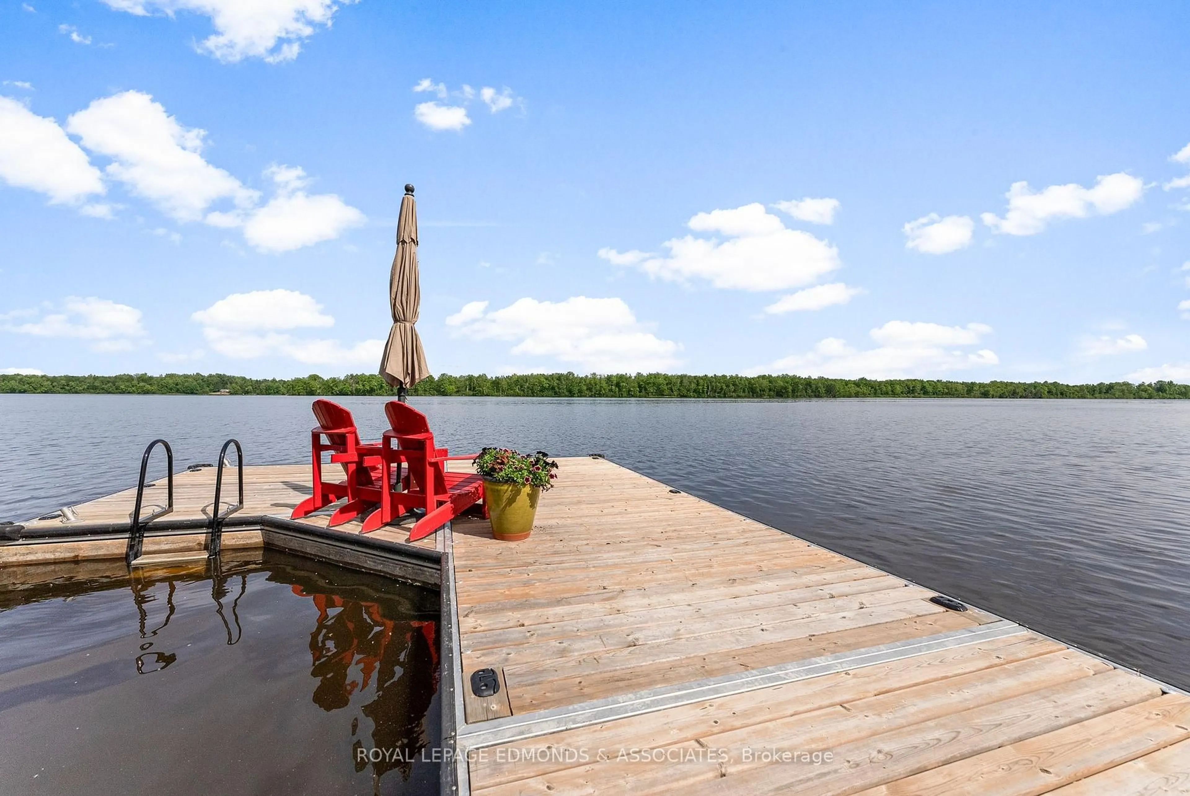 Patio, water/lake/river/ocean view for 2106 La Passe Rd, Beachburg Ontario K0J 1C0