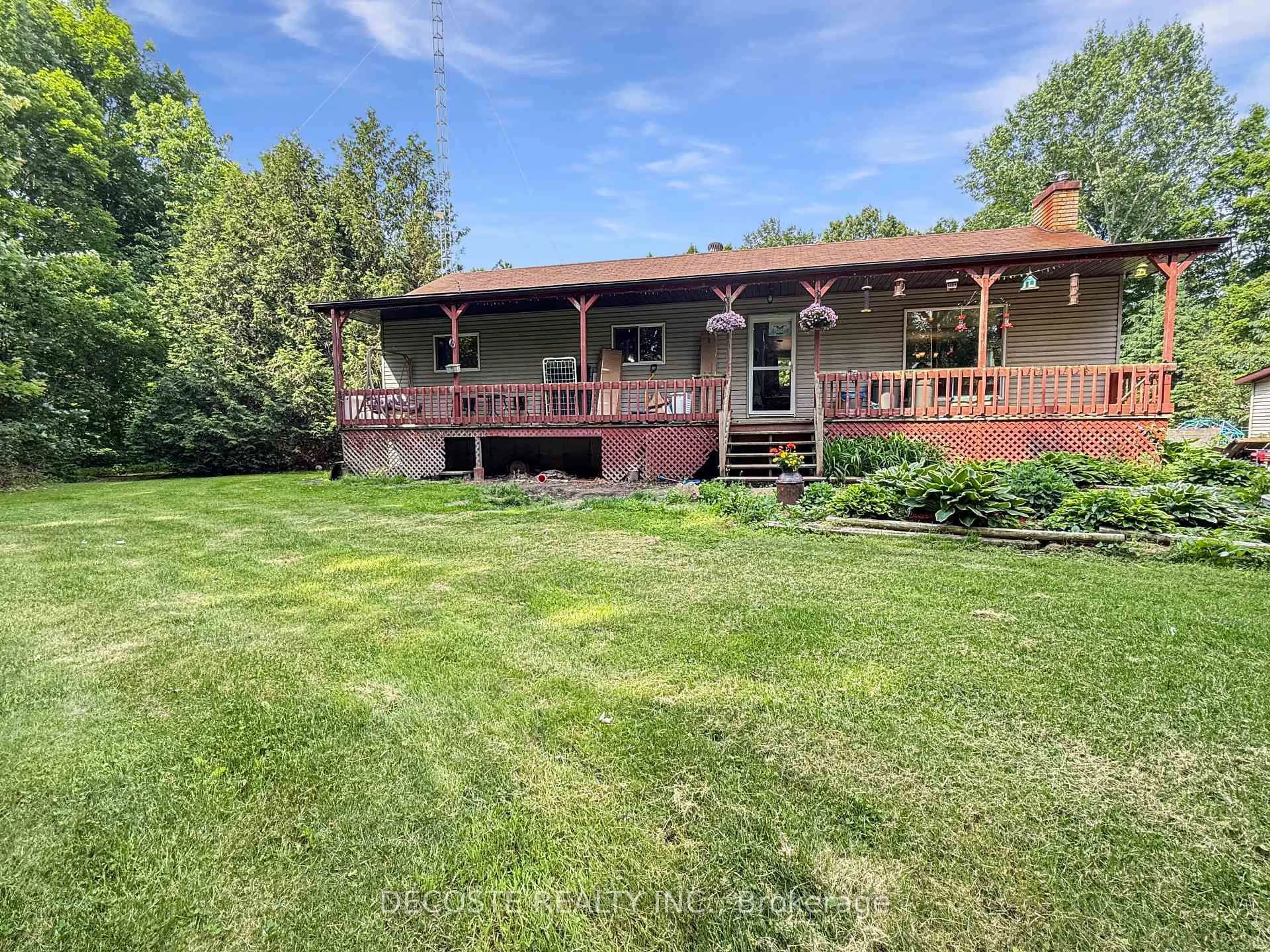 A pic from outside/outdoor area/front of a property/back of a property/a pic from drone, water/lake/river/ocean view for 2654 County 30 Rd, North Glengarry Ontario K0C 1A0