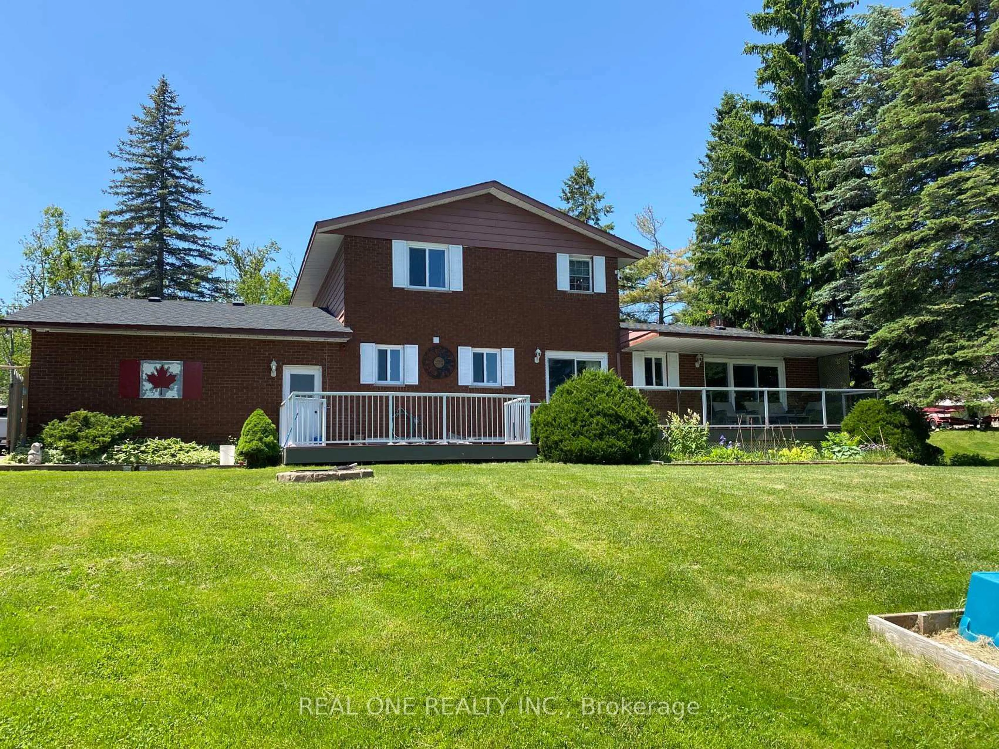 A pic from outside/outdoor area/front of a property/back of a property/a pic from drone, water/lake/river/ocean view for 655 Turtle Bay Blvd. North Blvd, Selwyn Ontario K0L 1T0