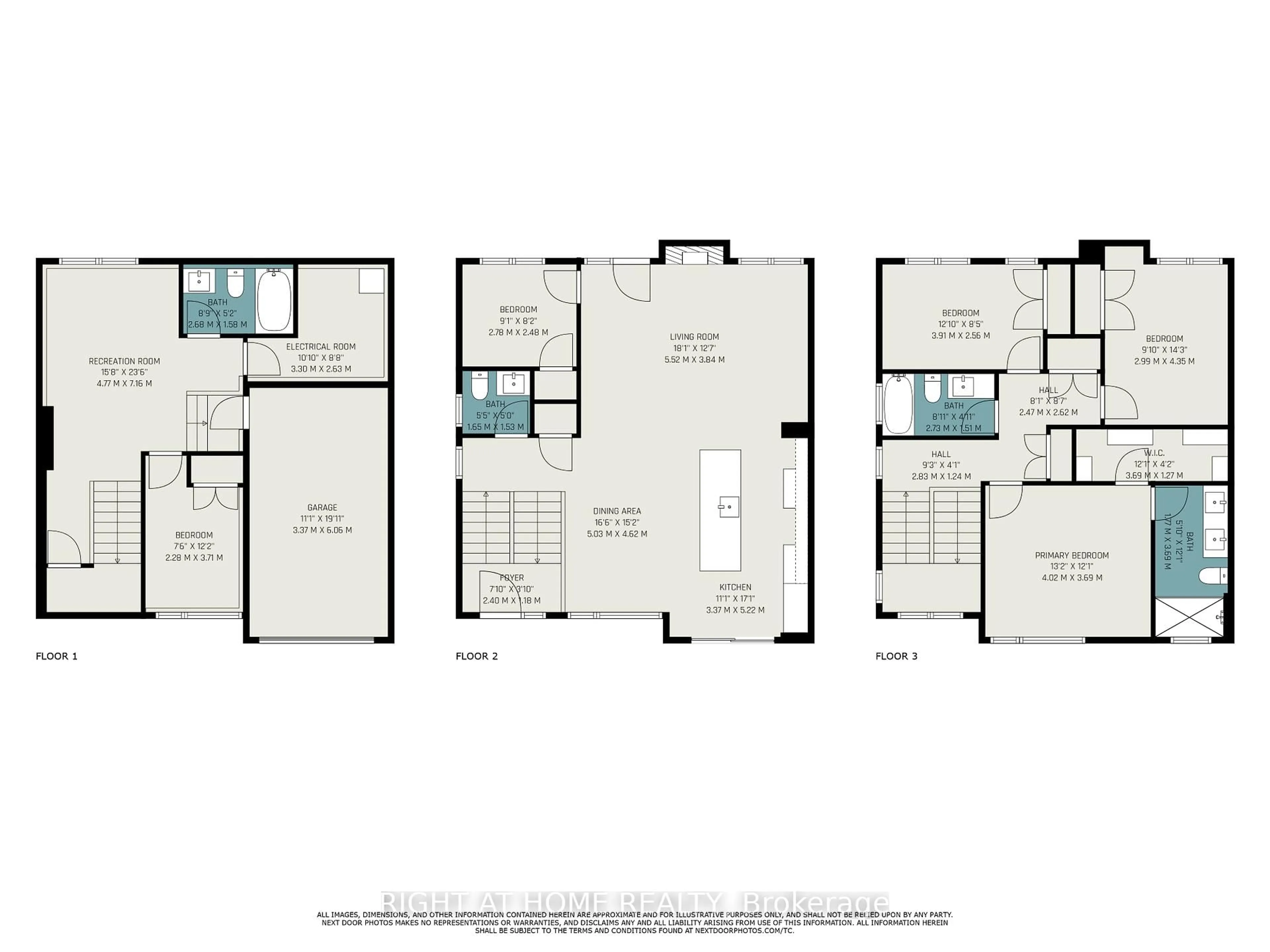 Floor plan for 581 Codd's Rd, Ottawa Ontario K1K 2G6