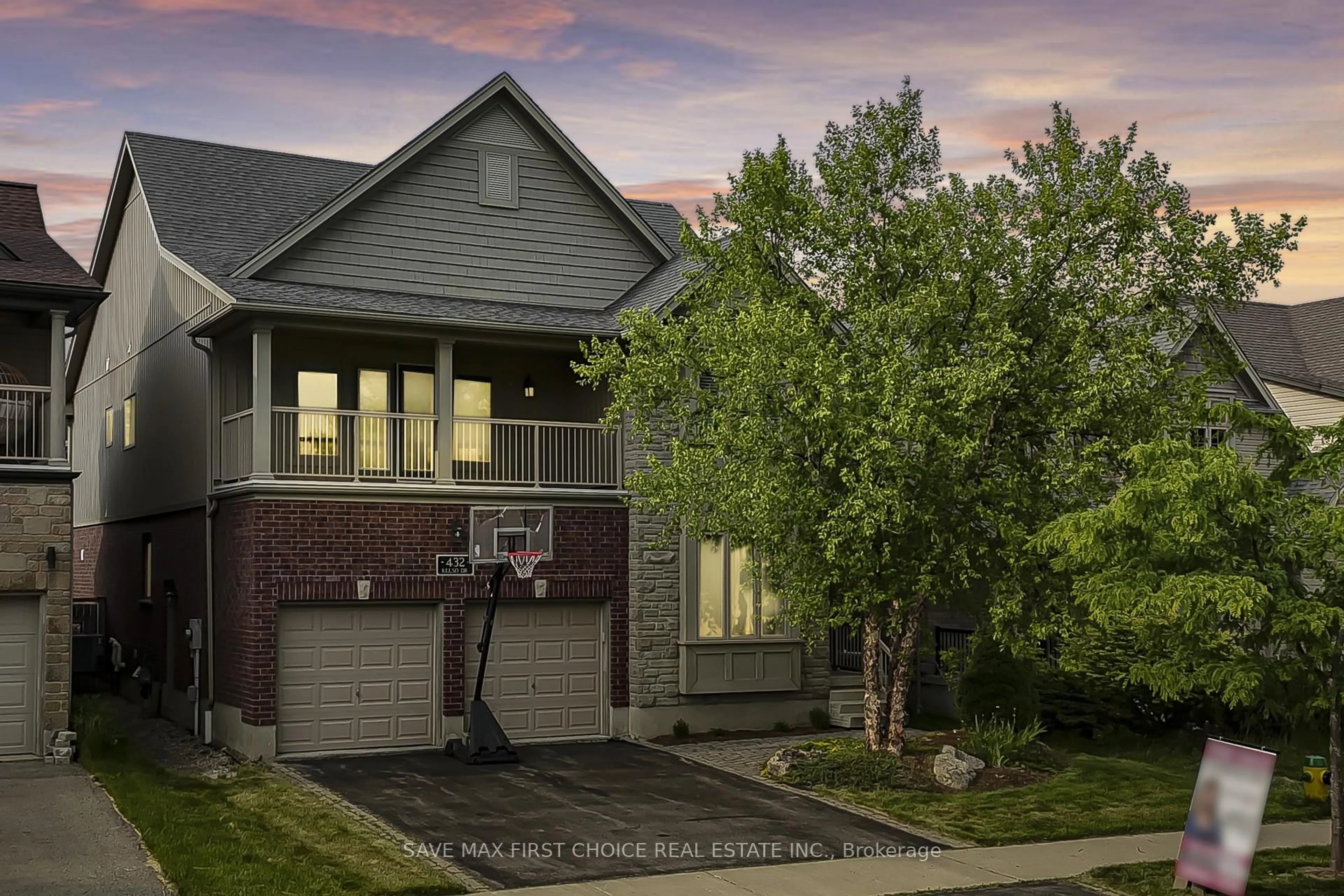 Home with brick exterior material, street for 432 Kelso Dr, Waterloo Ontario N2V 2S1