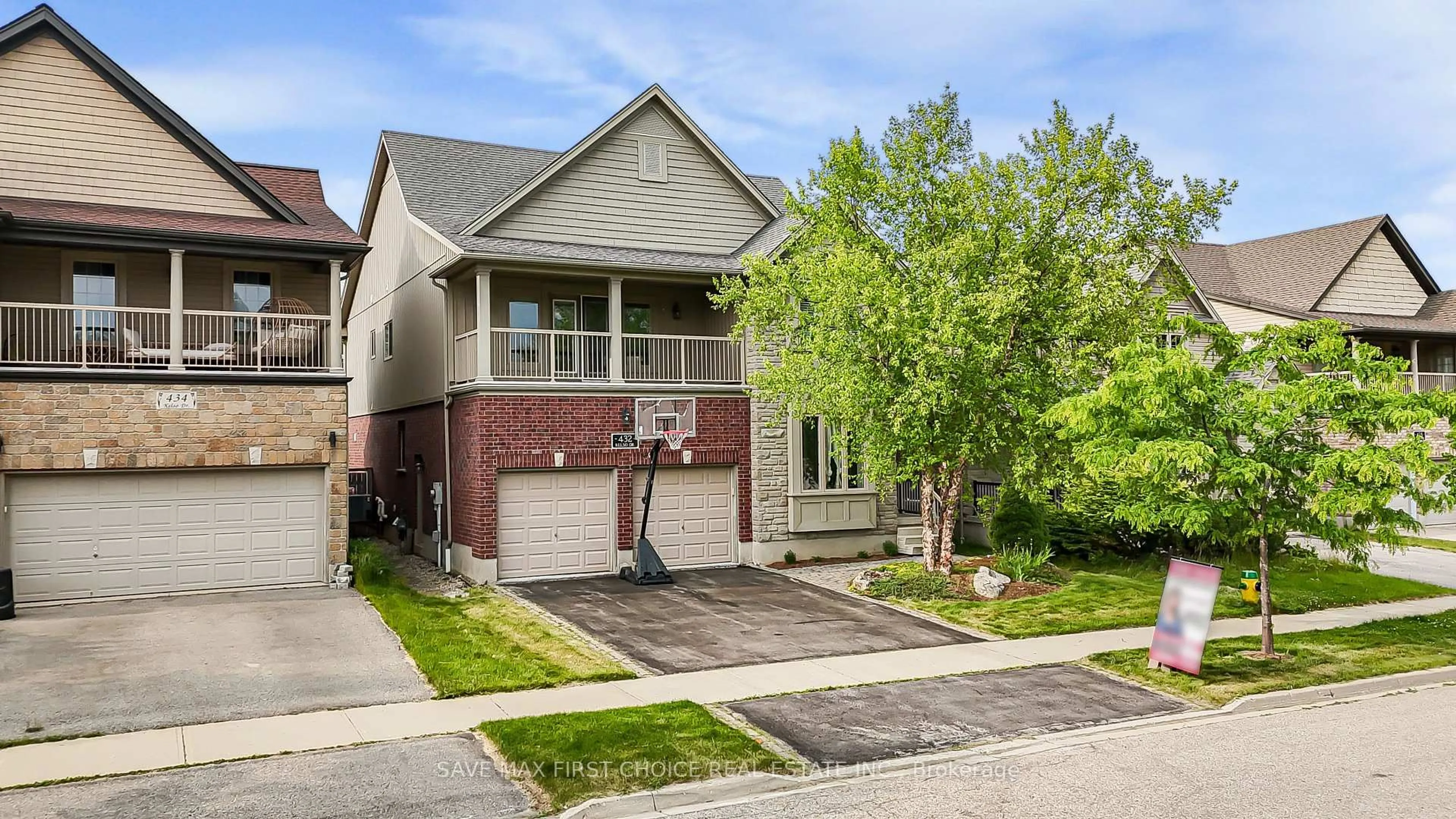 Home with brick exterior material, street for 432 Kelso Dr, Waterloo Ontario N2V 2S1