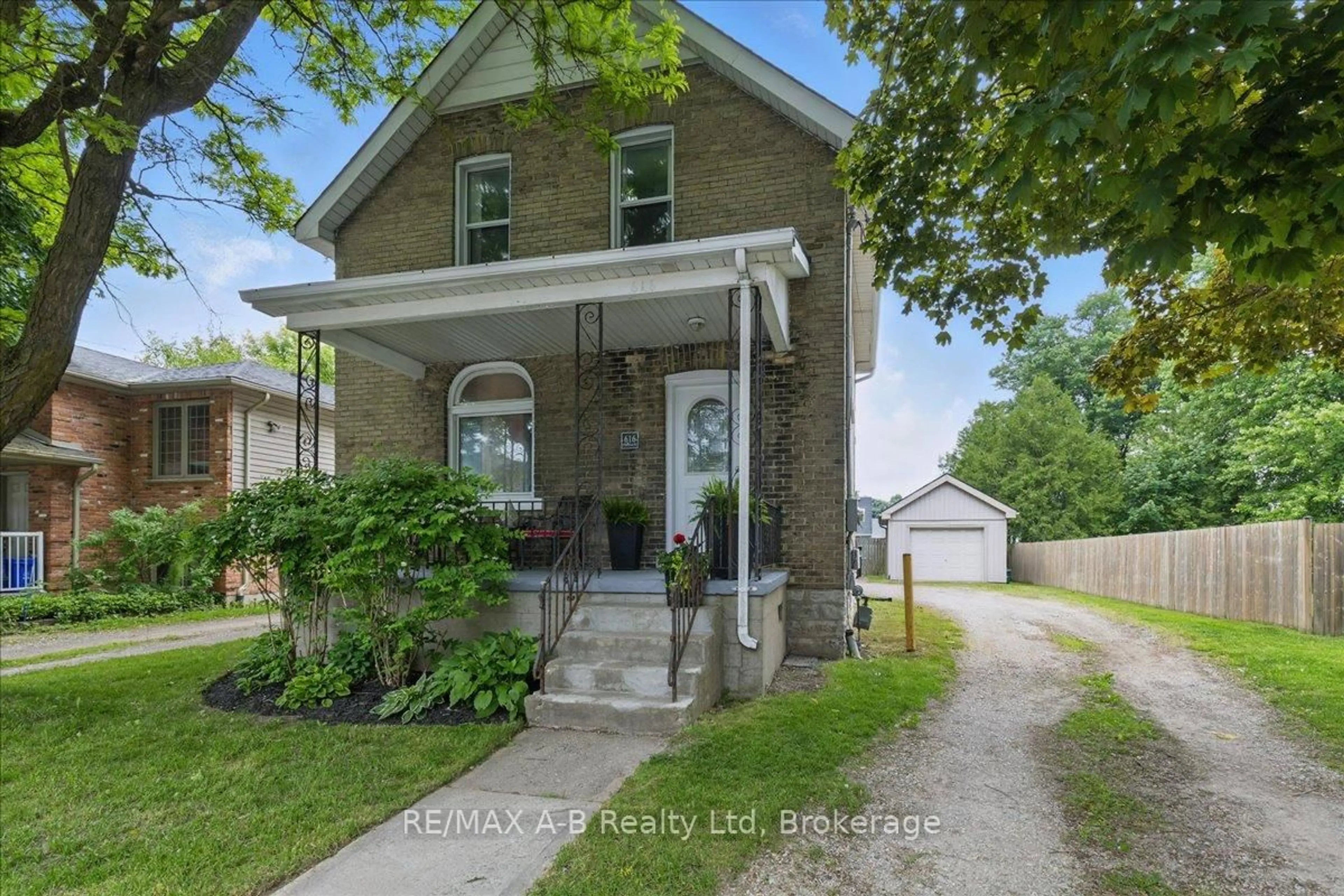 Home with brick exterior material, street for 616 Ontario St, Stratford Ontario N5A 3J5