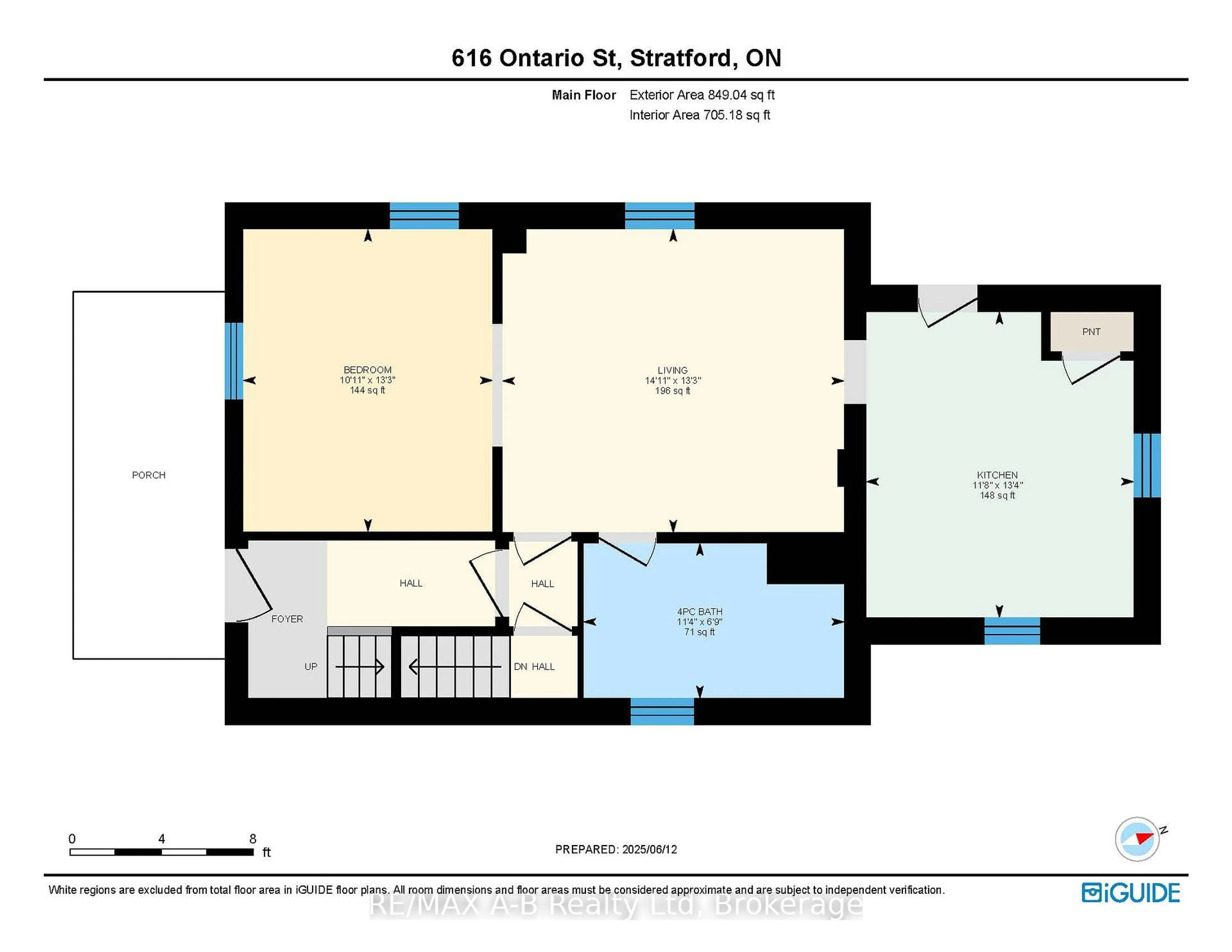Floor plan for 616 Ontario St, Stratford Ontario N5A 3J5