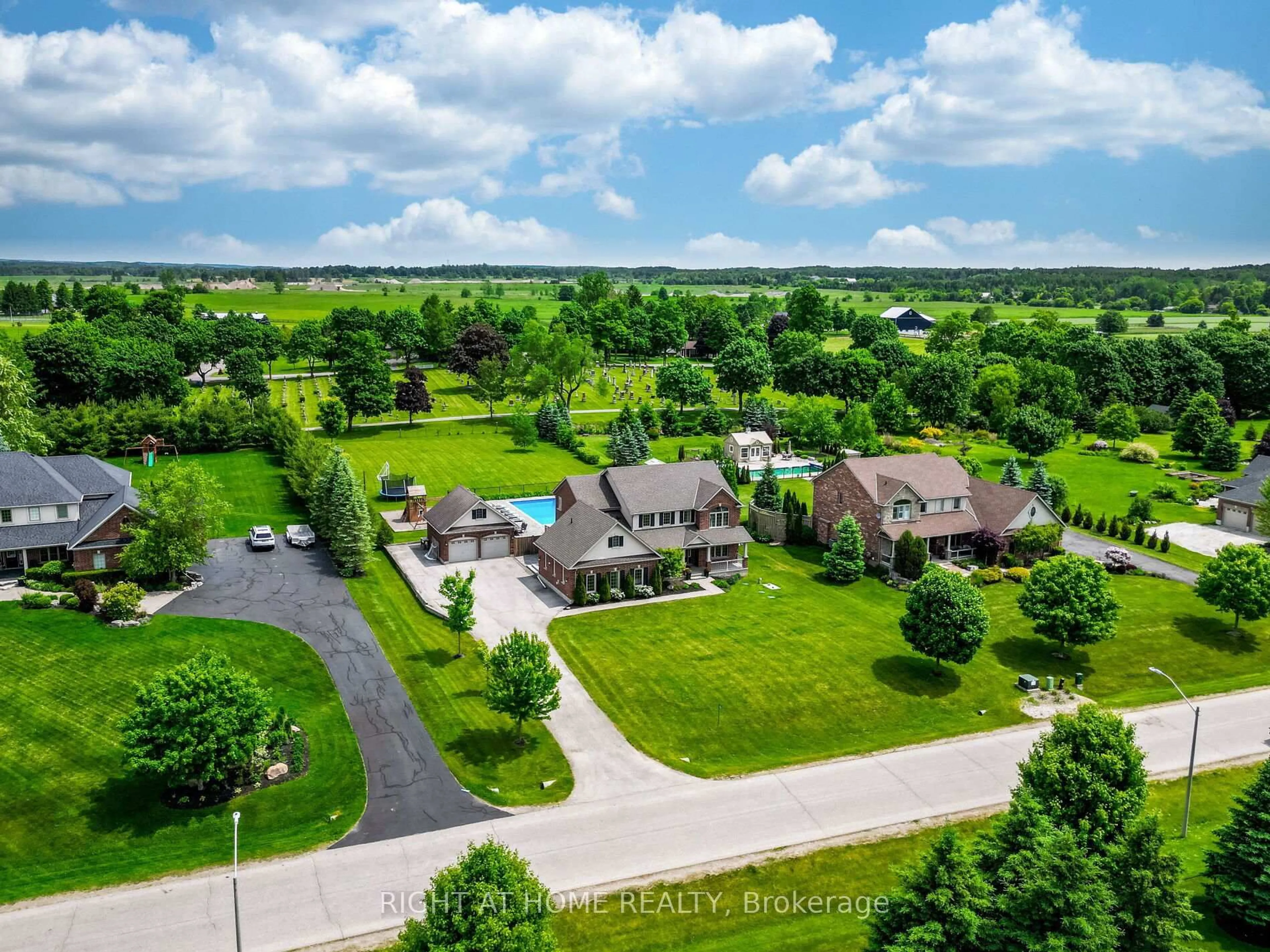 A pic from outside/outdoor area/front of a property/back of a property/a pic from drone, water/lake/river/ocean view for 27 Armstrong St, Erin Ontario N0B 1T0