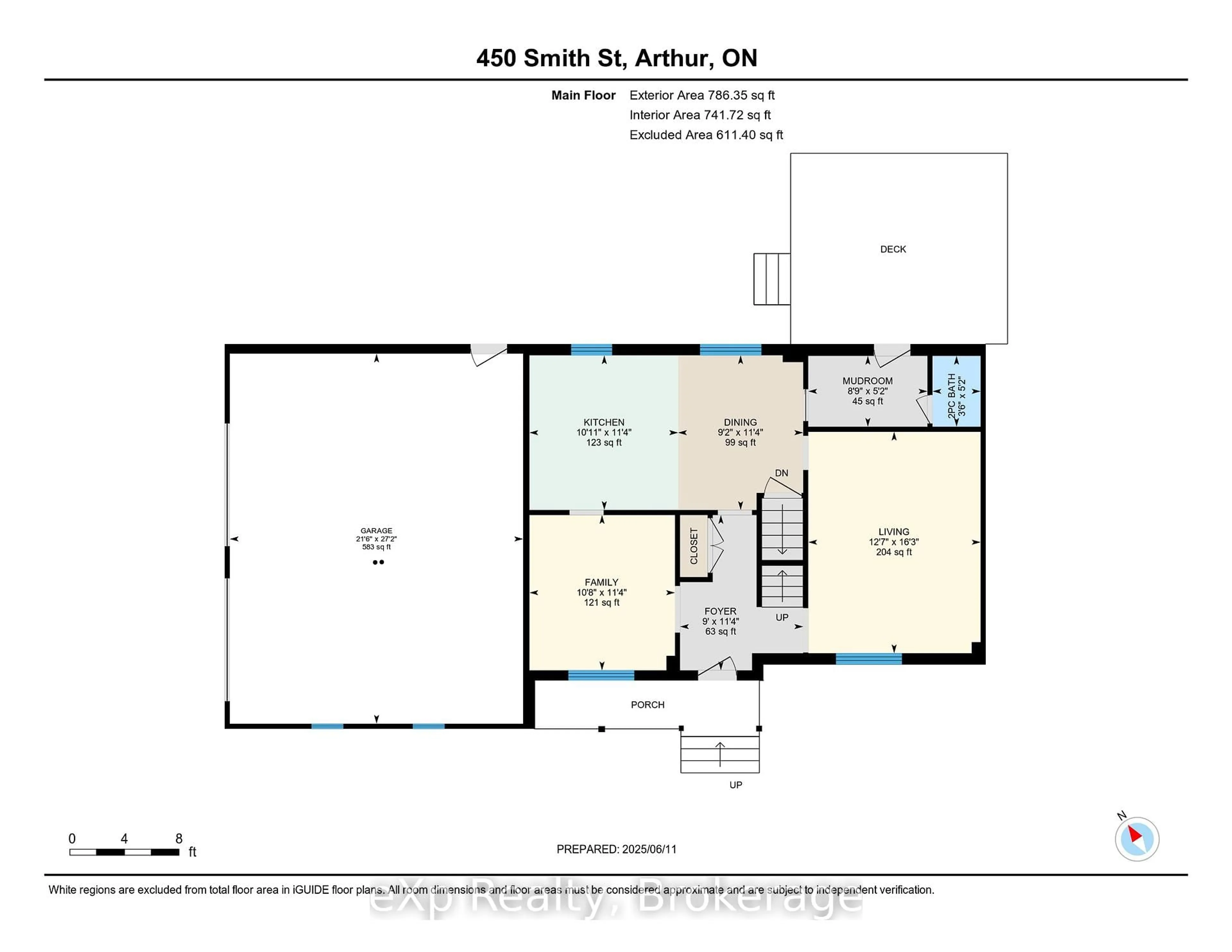 Floor plan for 450 Smith St, Wellington North Ontario N0G 1A0