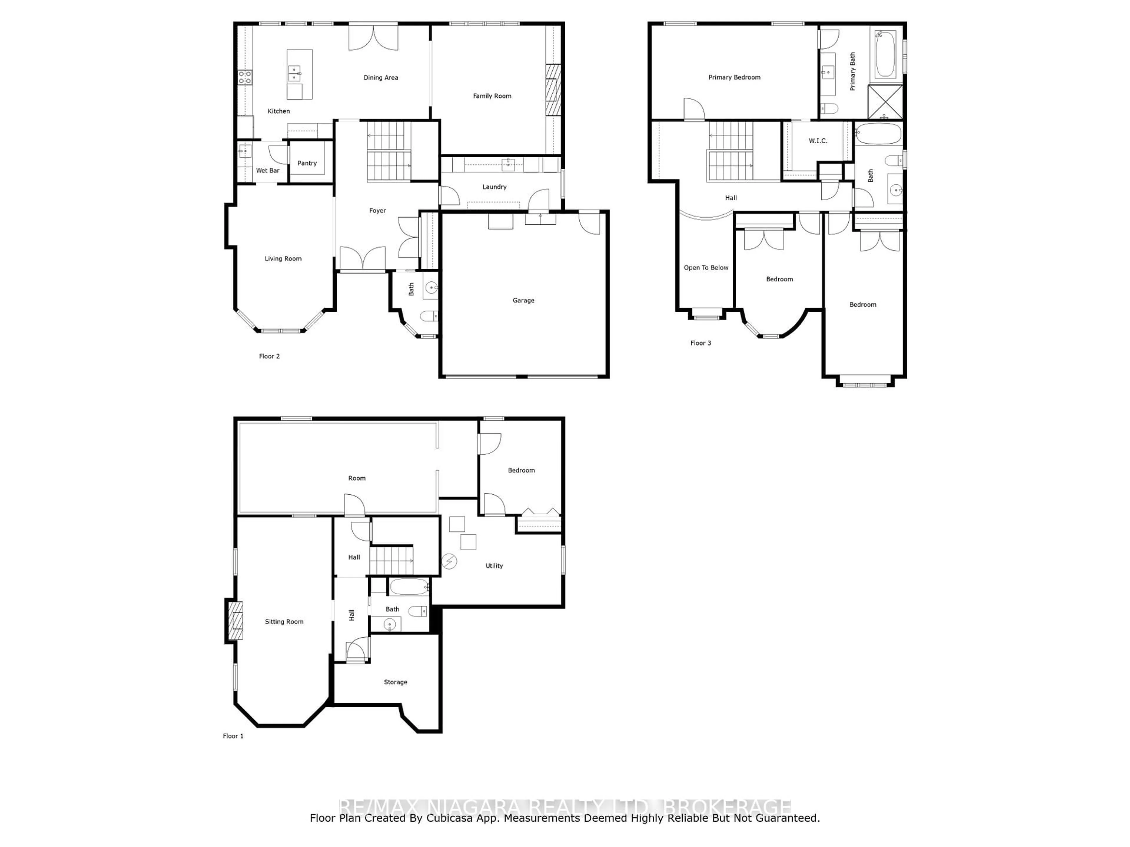 Floor plan for 8829 Joseph Crt, Niagara Falls Ontario L2H 3P1