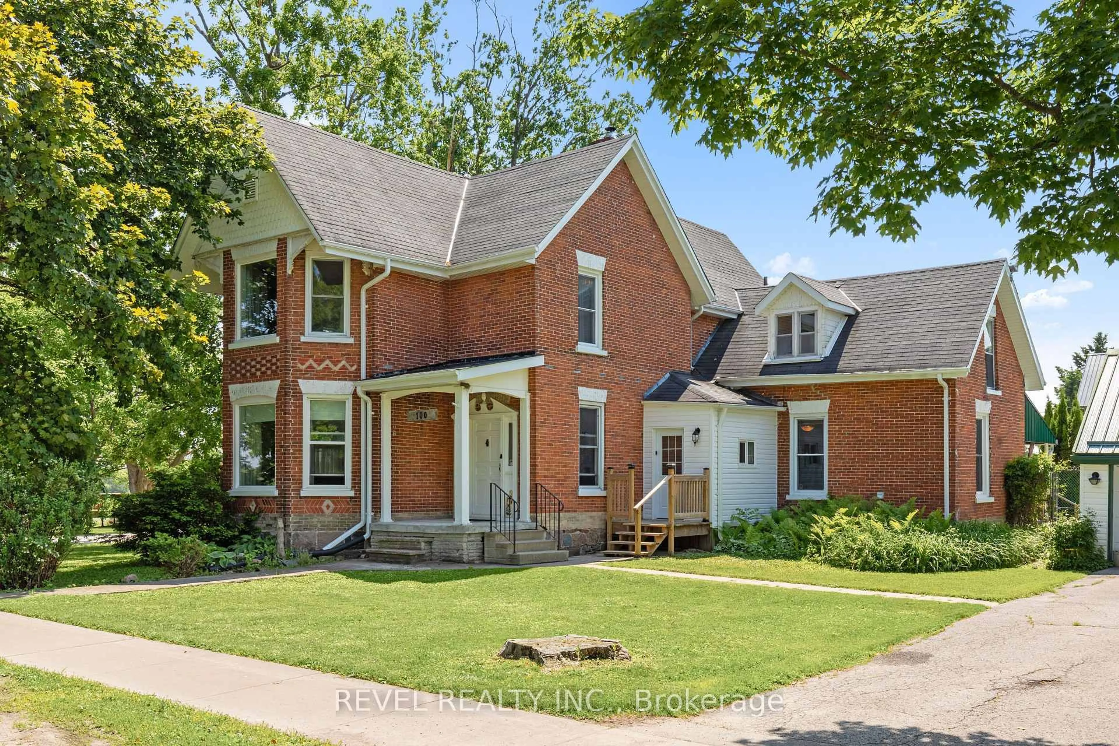 Home with brick exterior material, street for 100 Nappadale St, Kawartha Lakes Ontario K0M 2T0