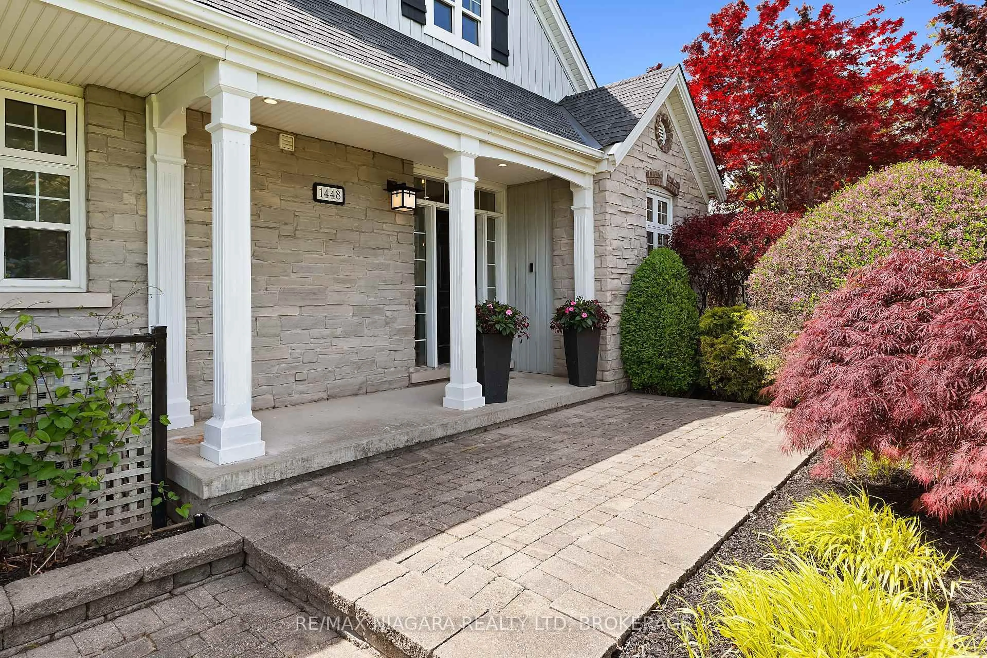 Home with brick exterior material, street for 1448 Four Mile Creek Rd, Niagara-on-the-Lake Ontario L0S 1J0