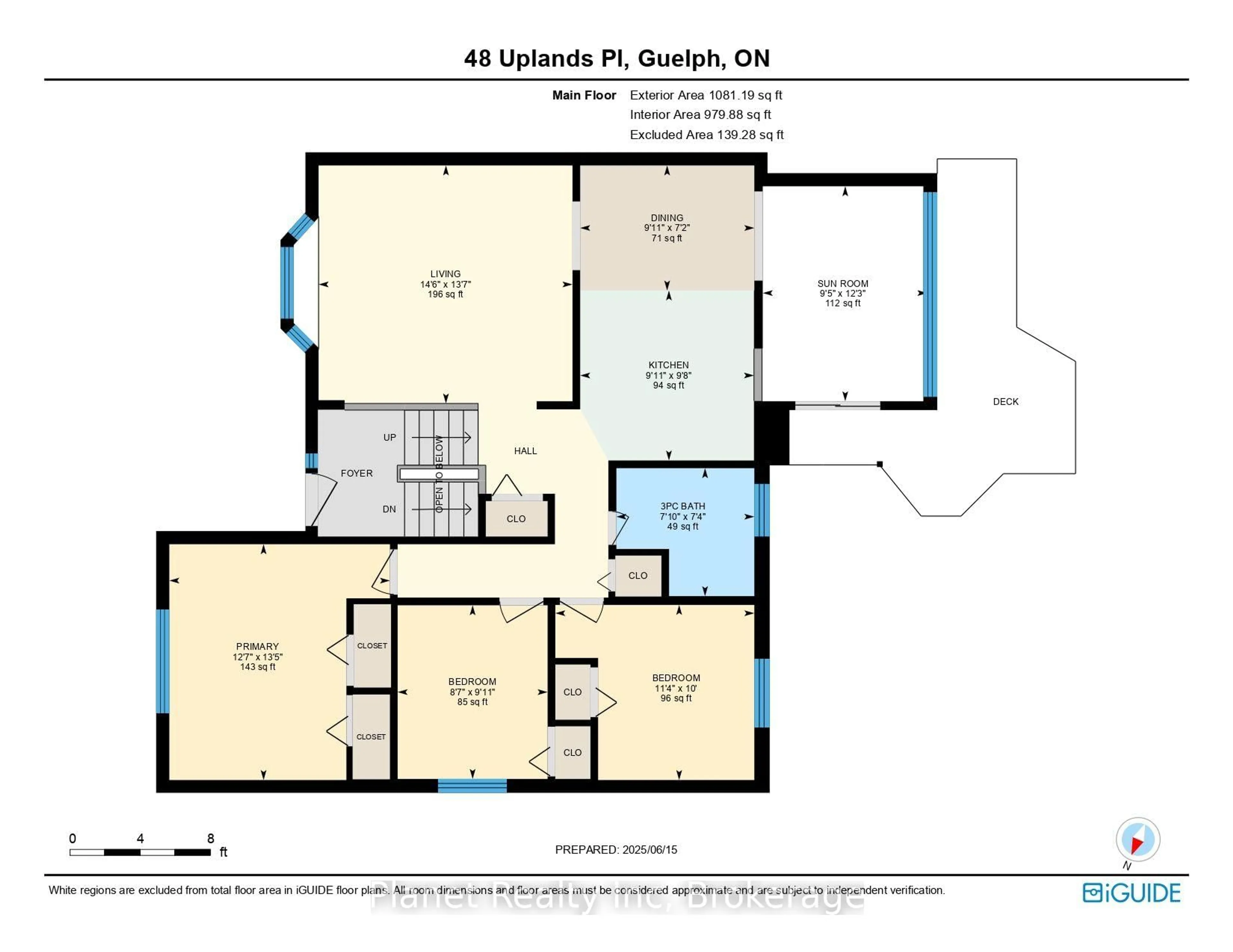 Floor plan for 48 Uplands Pl, Guelph Ontario N1E 3R4
