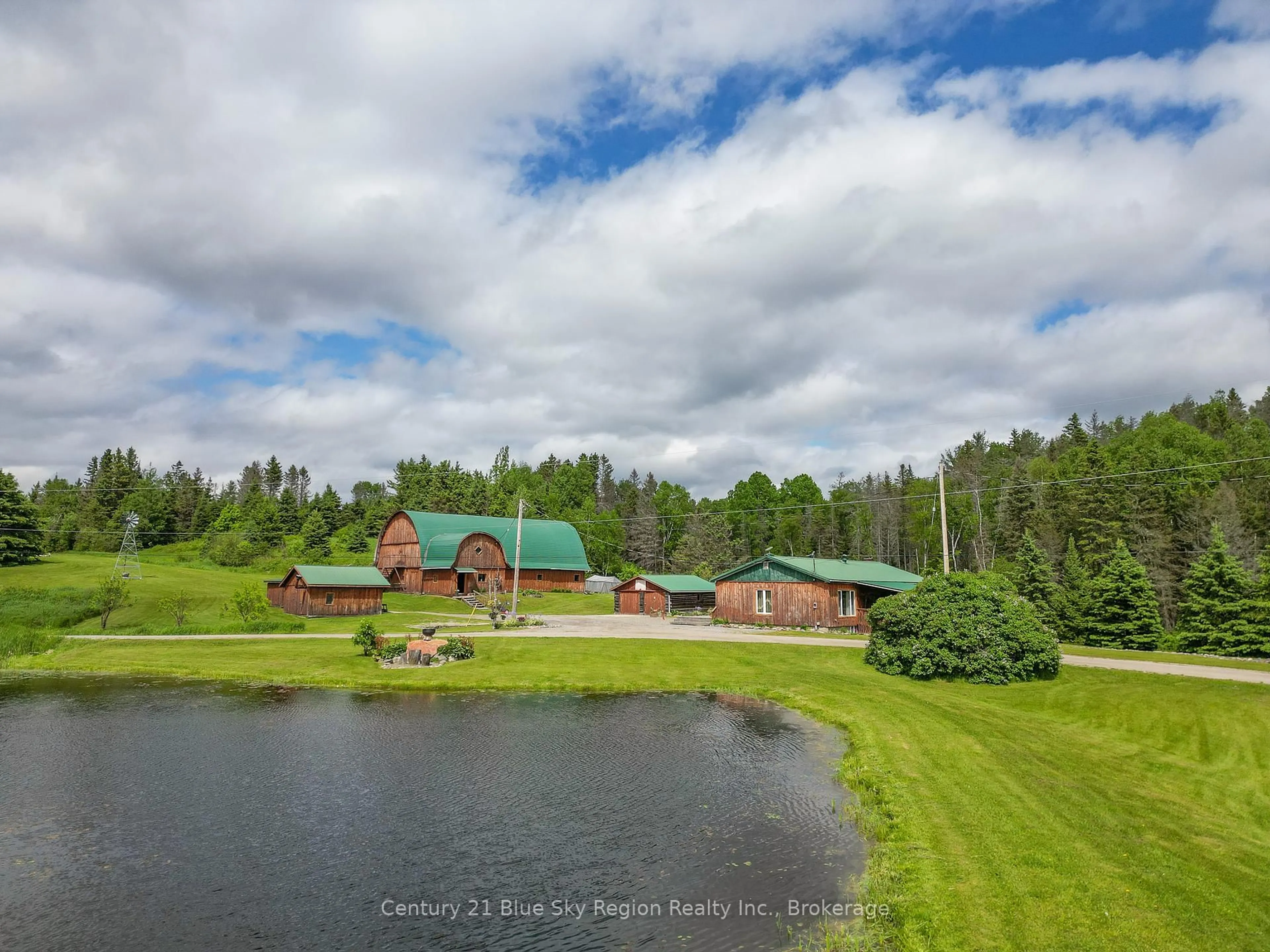 A pic from outside/outdoor area/front of a property/back of a property/a pic from drone, water/lake/river/ocean view for 216 Pantenaude Rd, West Nipissing Ontario P0H 1M0