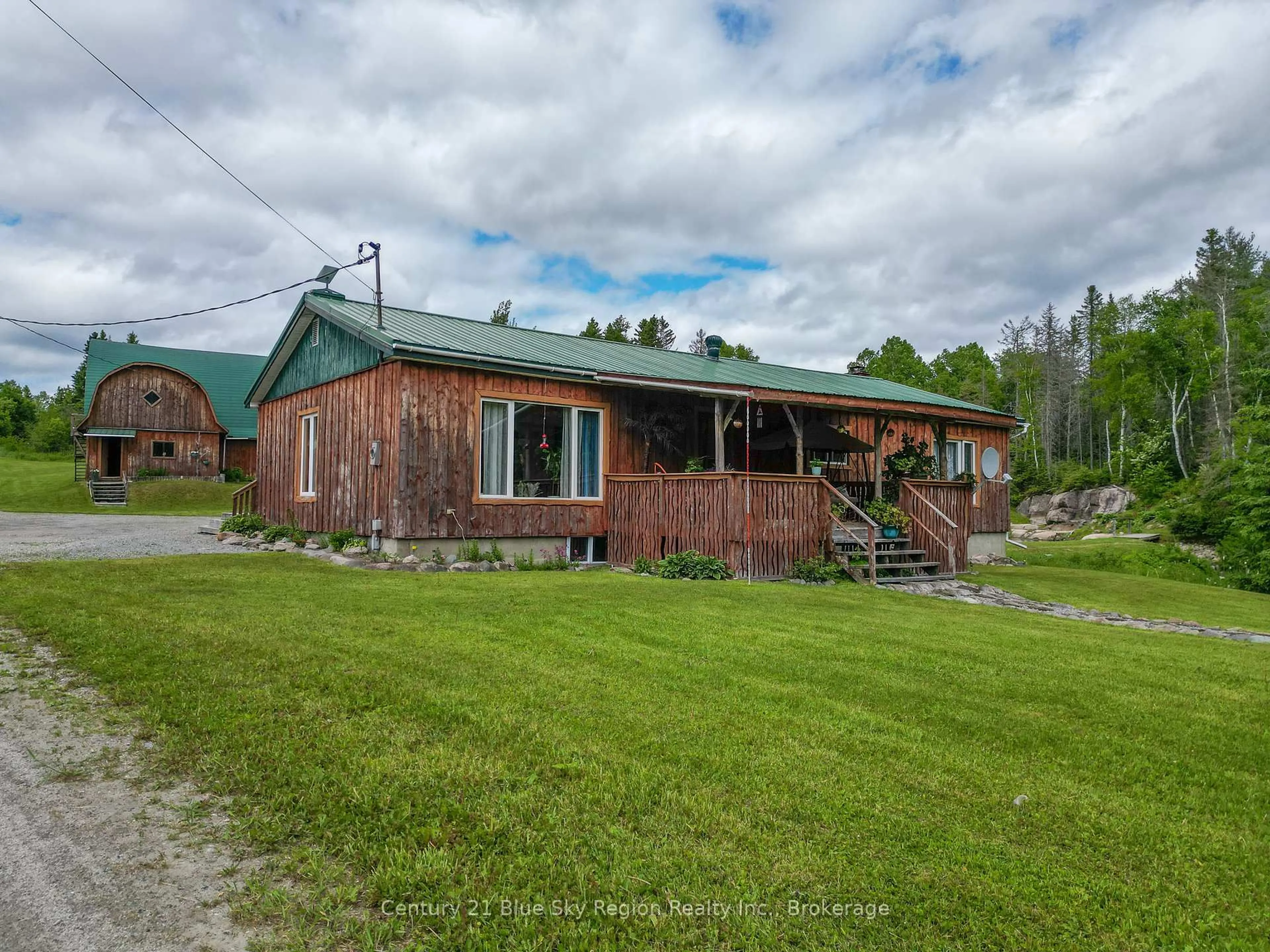 A pic from outside/outdoor area/front of a property/back of a property/a pic from drone, unknown for 216 Pantenaude Rd, West Nipissing Ontario P0H 1M0
