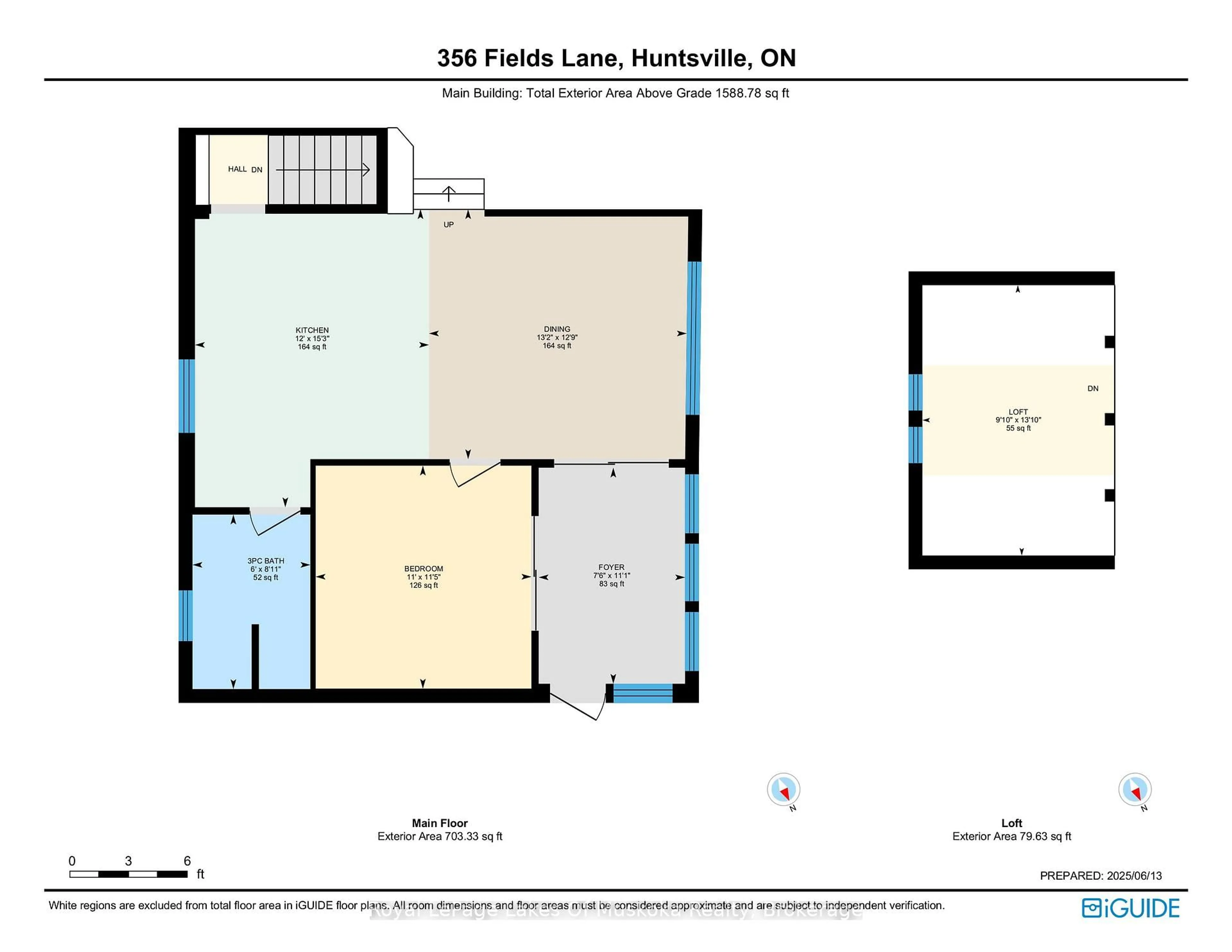Floor plan for 356 Fields Lane, Huntsville Ontario P0B 1M0