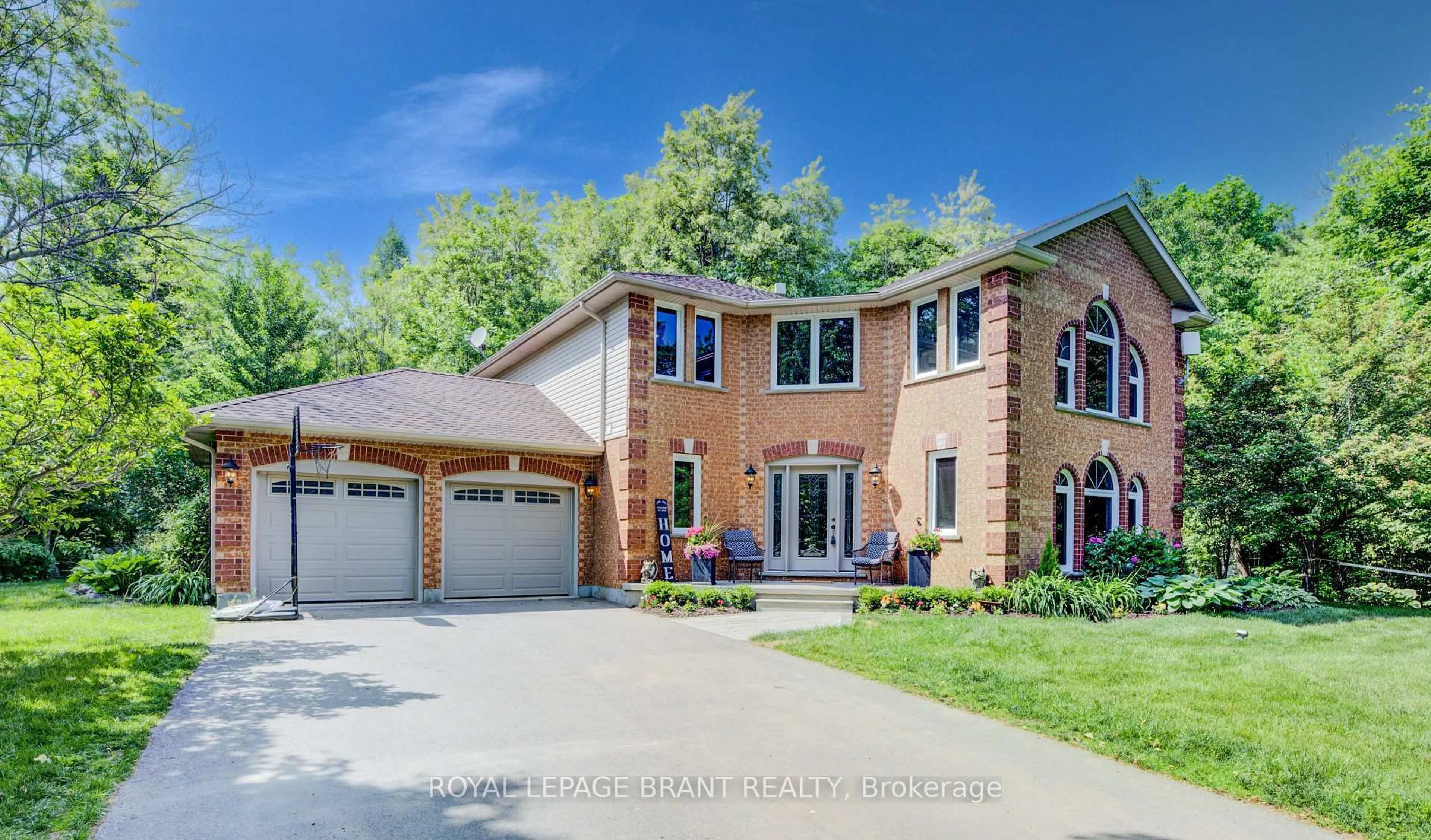 Home with brick exterior material, street for 7664 Maltby Rd, Puslinch Ontario N0B 2J0