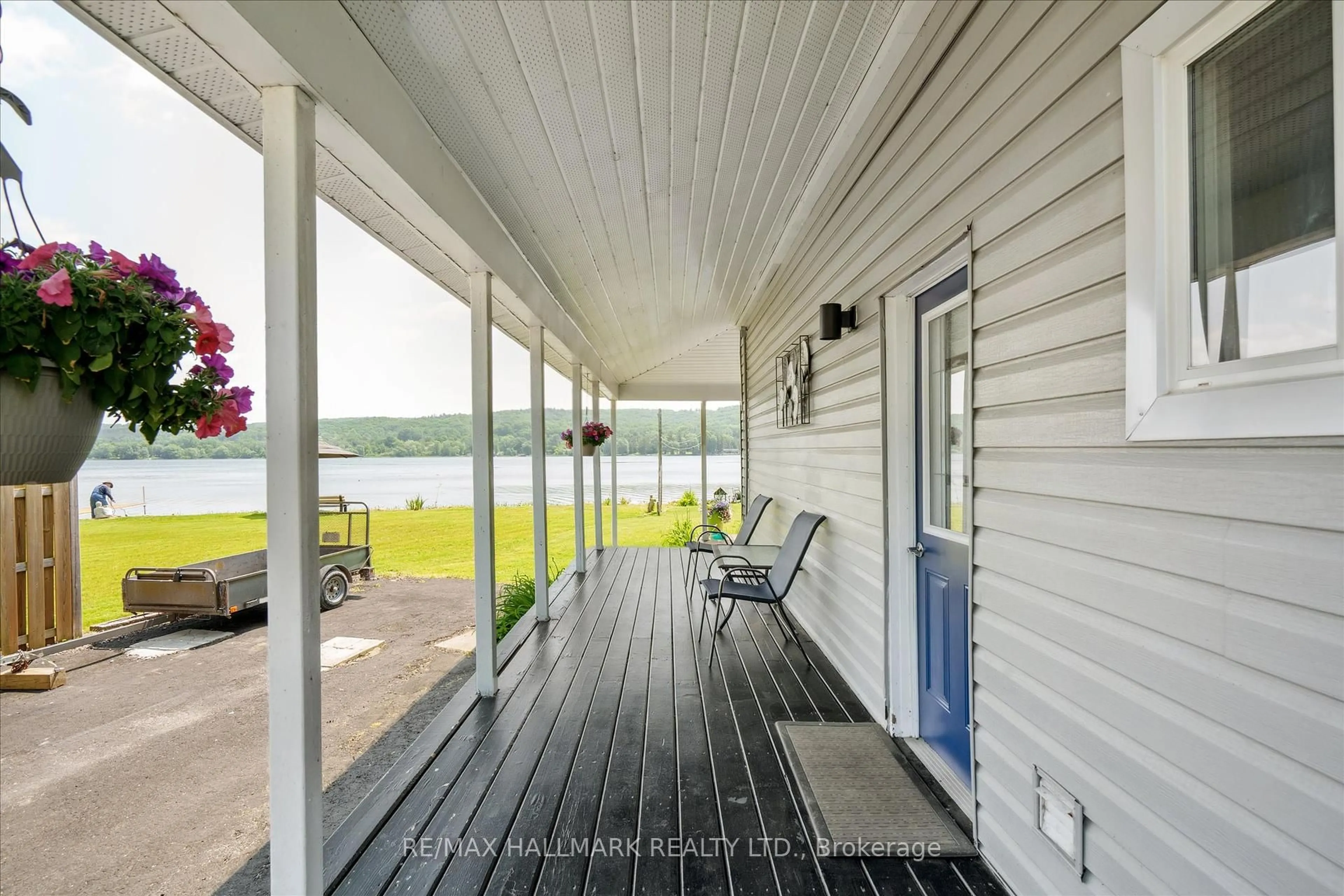 Patio, water/lake/river/ocean view for 165 Trentside Lane, Hastings Ontario K0K 2C0