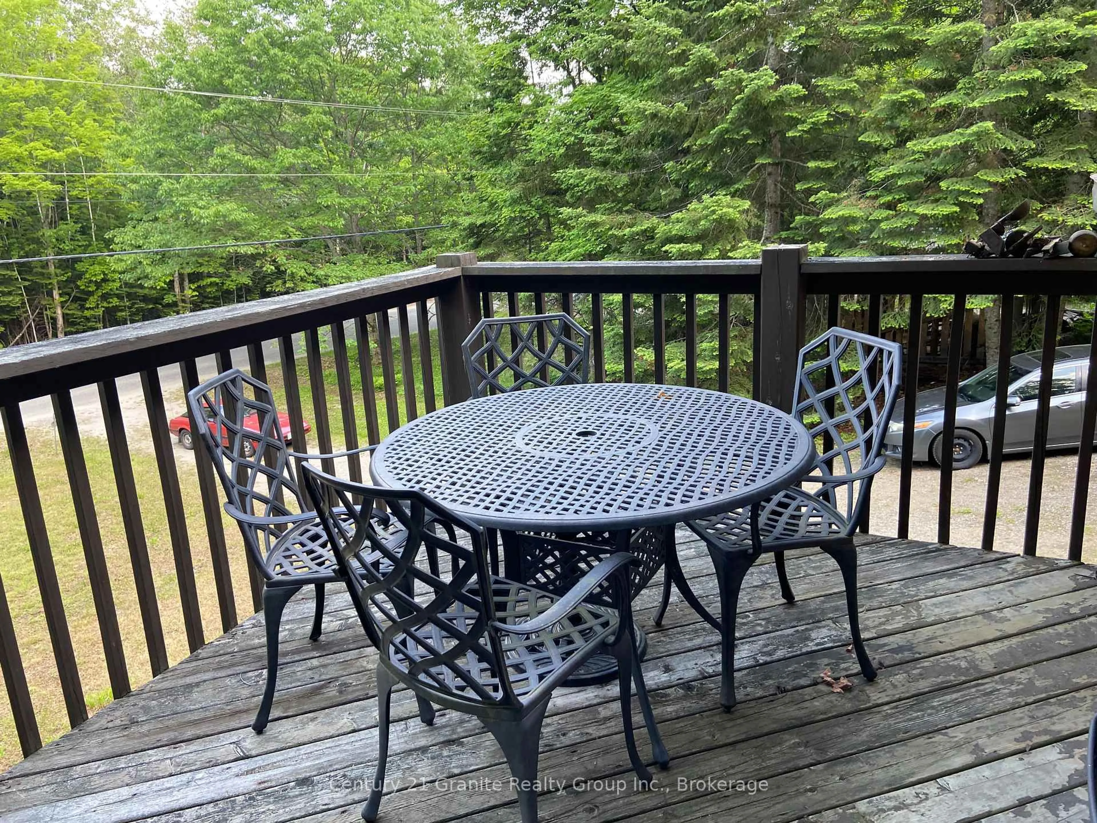 Patio, water/lake/river/ocean view for 1549 Trappers Trail Rd, Dysart et al Ontario K0M 1S0