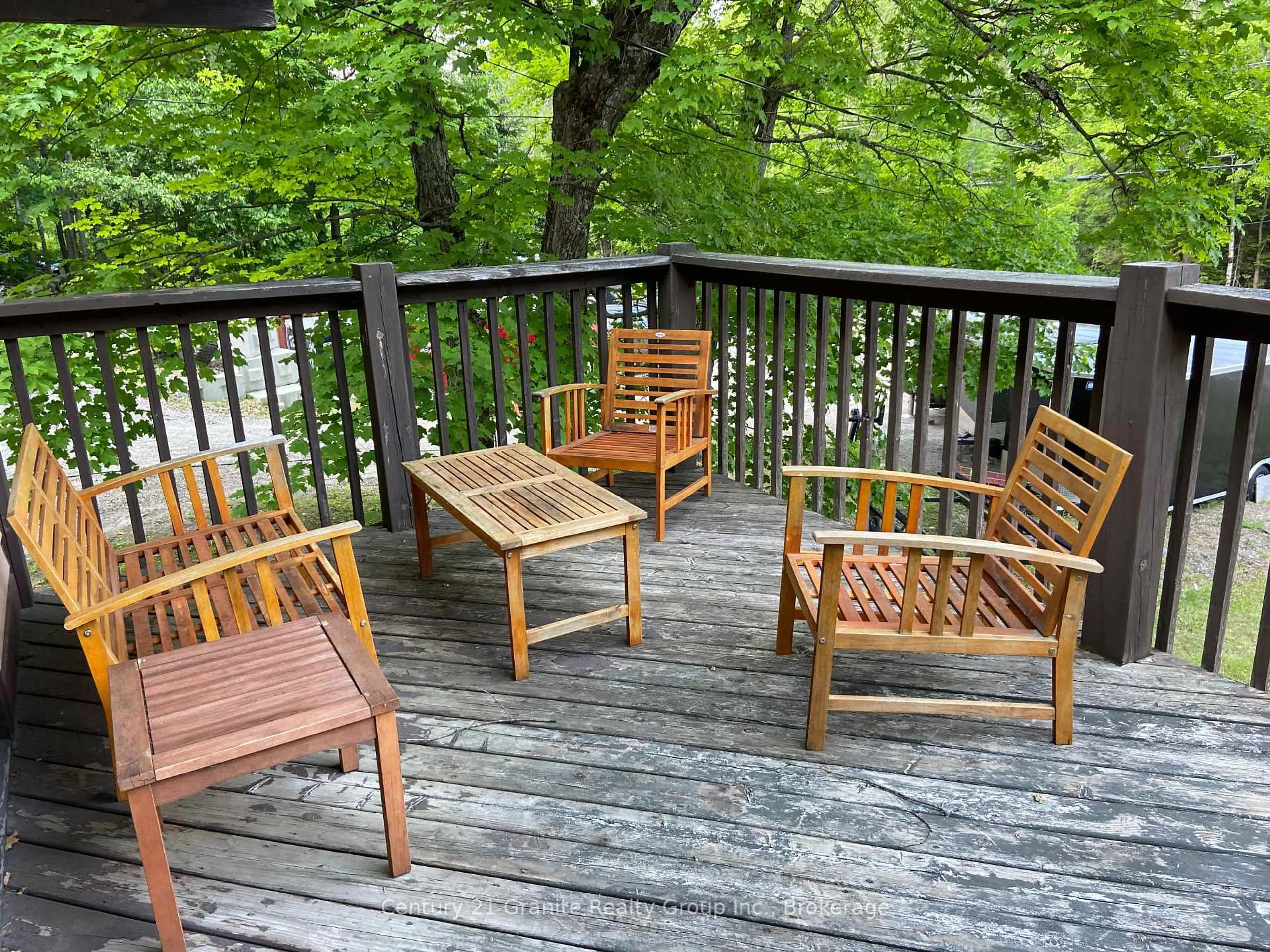 Patio, water/lake/river/ocean view for 1549 Trappers Trail Rd, Dysart et al Ontario K0M 1S0