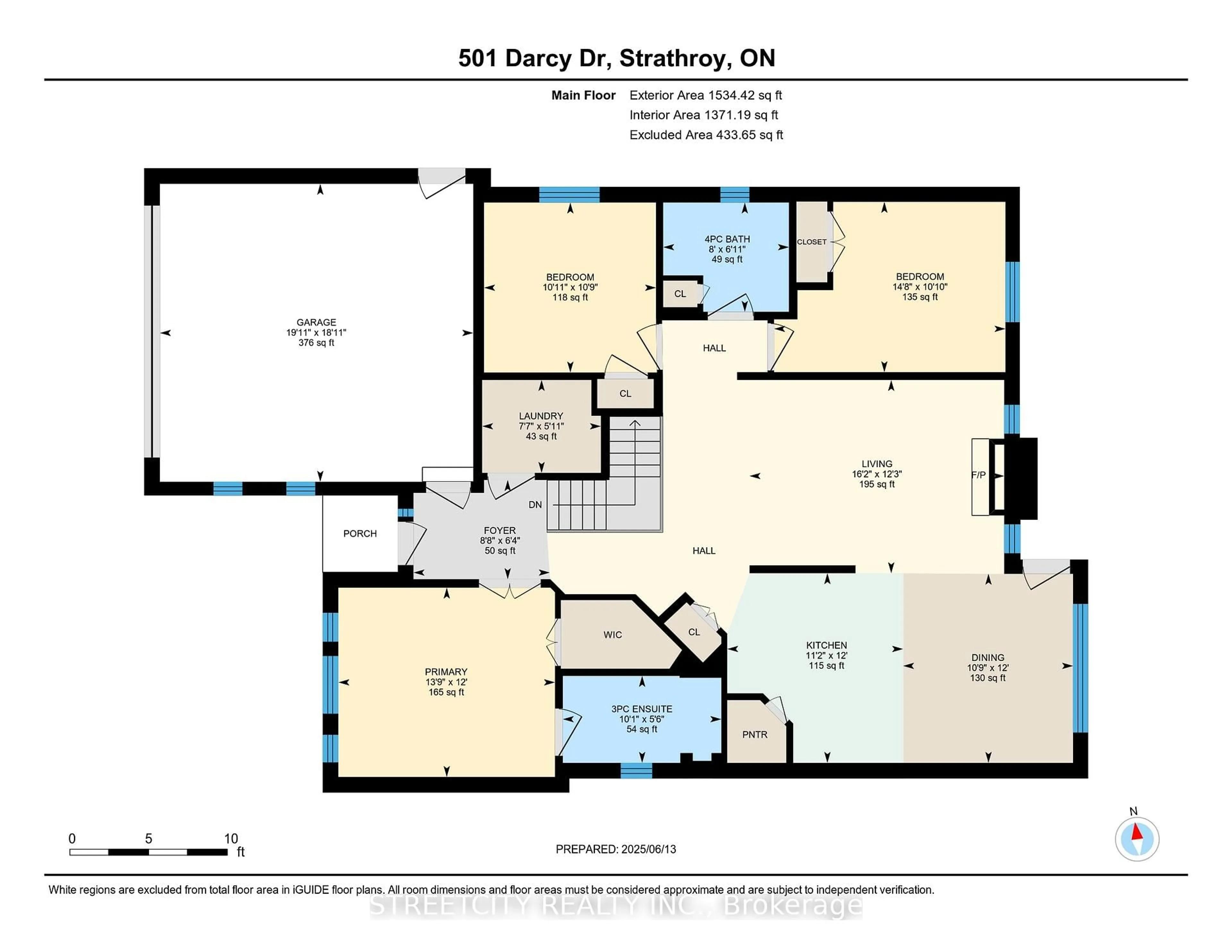 Floor plan for 501 Darcy Dr, Strathroy-Caradoc Ontario N7G 4K9