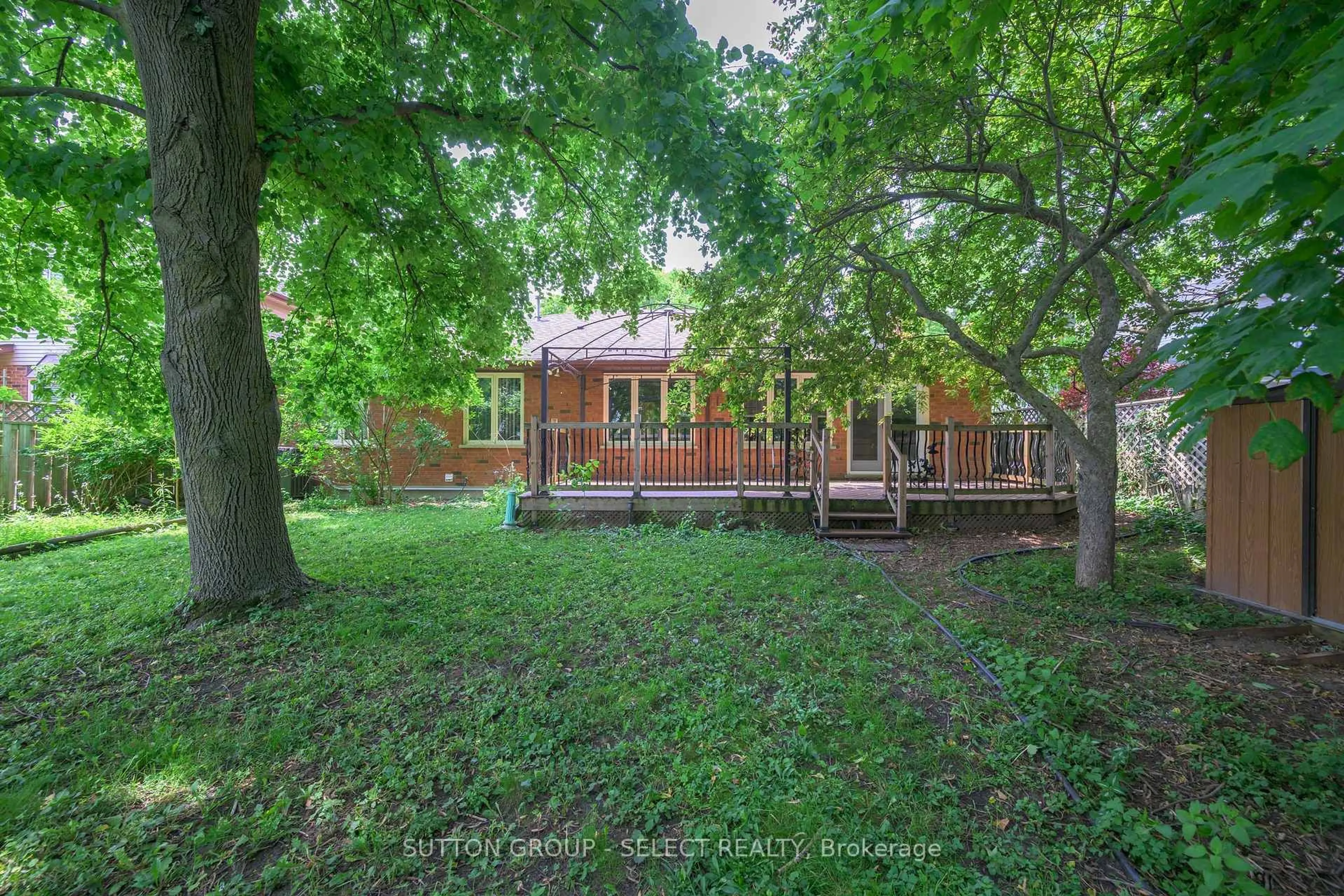 A pic from outside/outdoor area/front of a property/back of a property/a pic from drone, forest/trees view for 1717 Phillbrook Cres, London North Ontario N5X 2Z5
