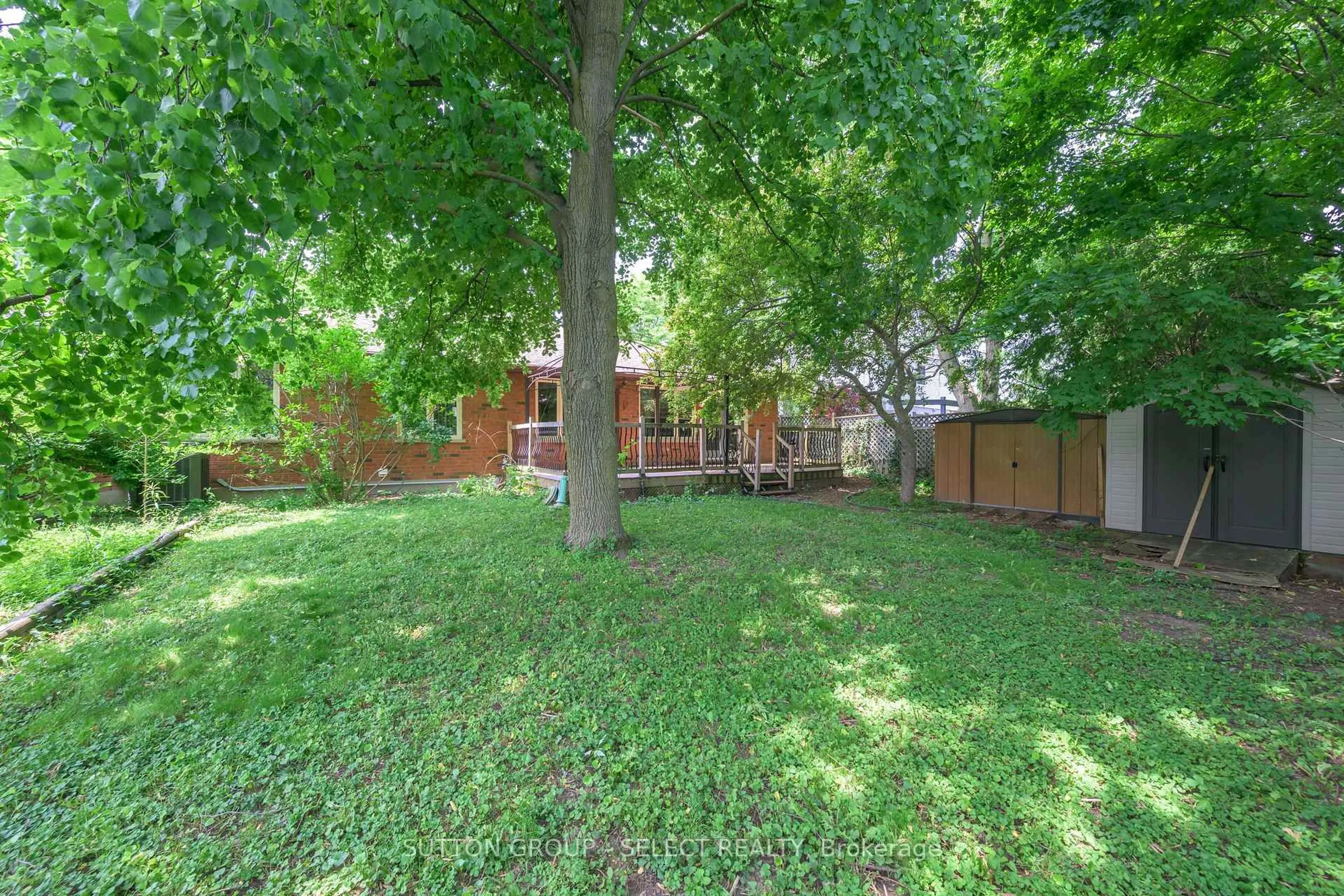 Patio, forest/trees view for 1717 Phillbrook Cres, London North Ontario N5X 2Z5