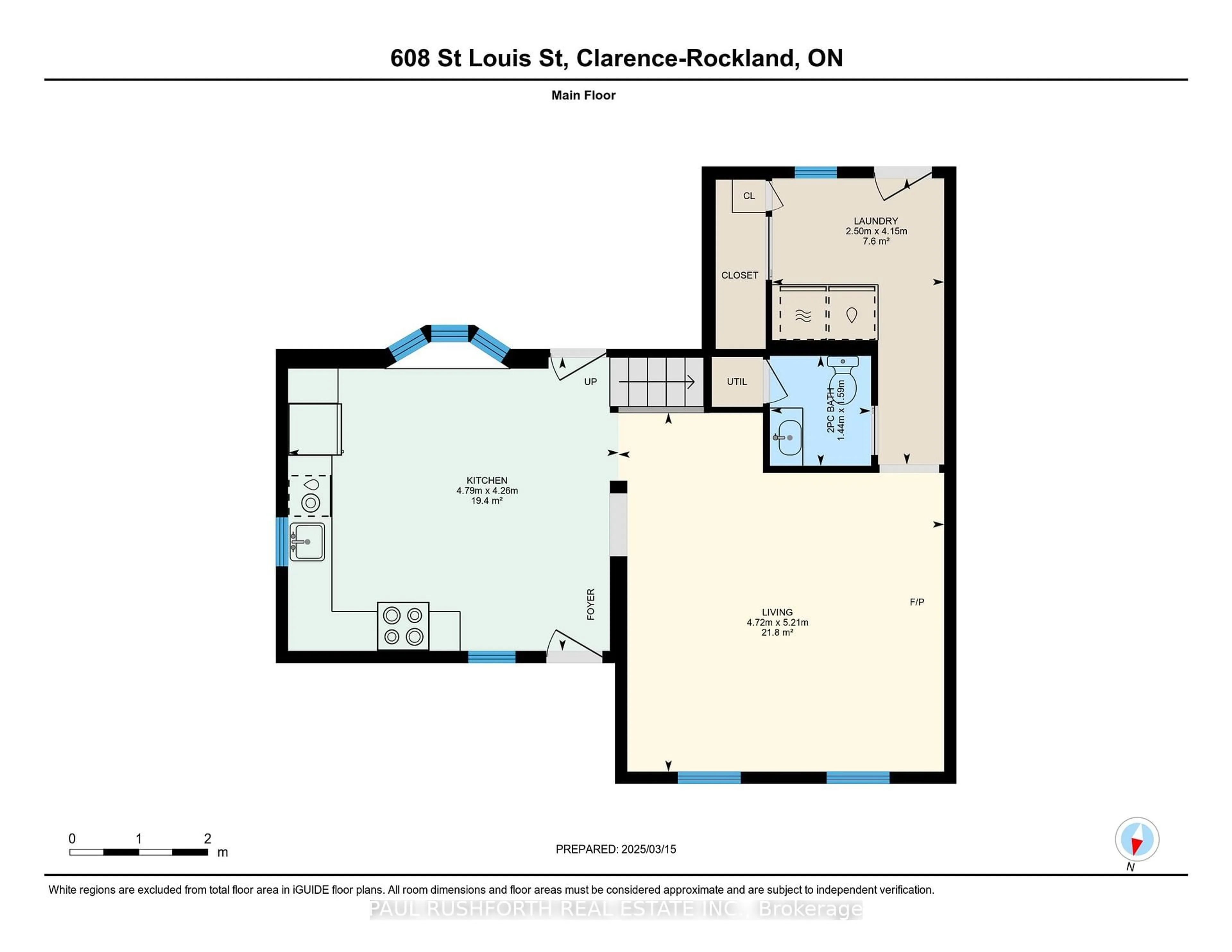 Floor plan for 608 St Louis St, Clarence-Rockland Ontario K4K 1K2